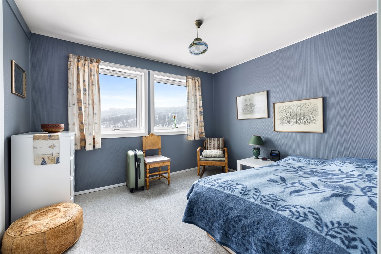 Soverom også her får du den fantastiske utsikten. Galleribilde