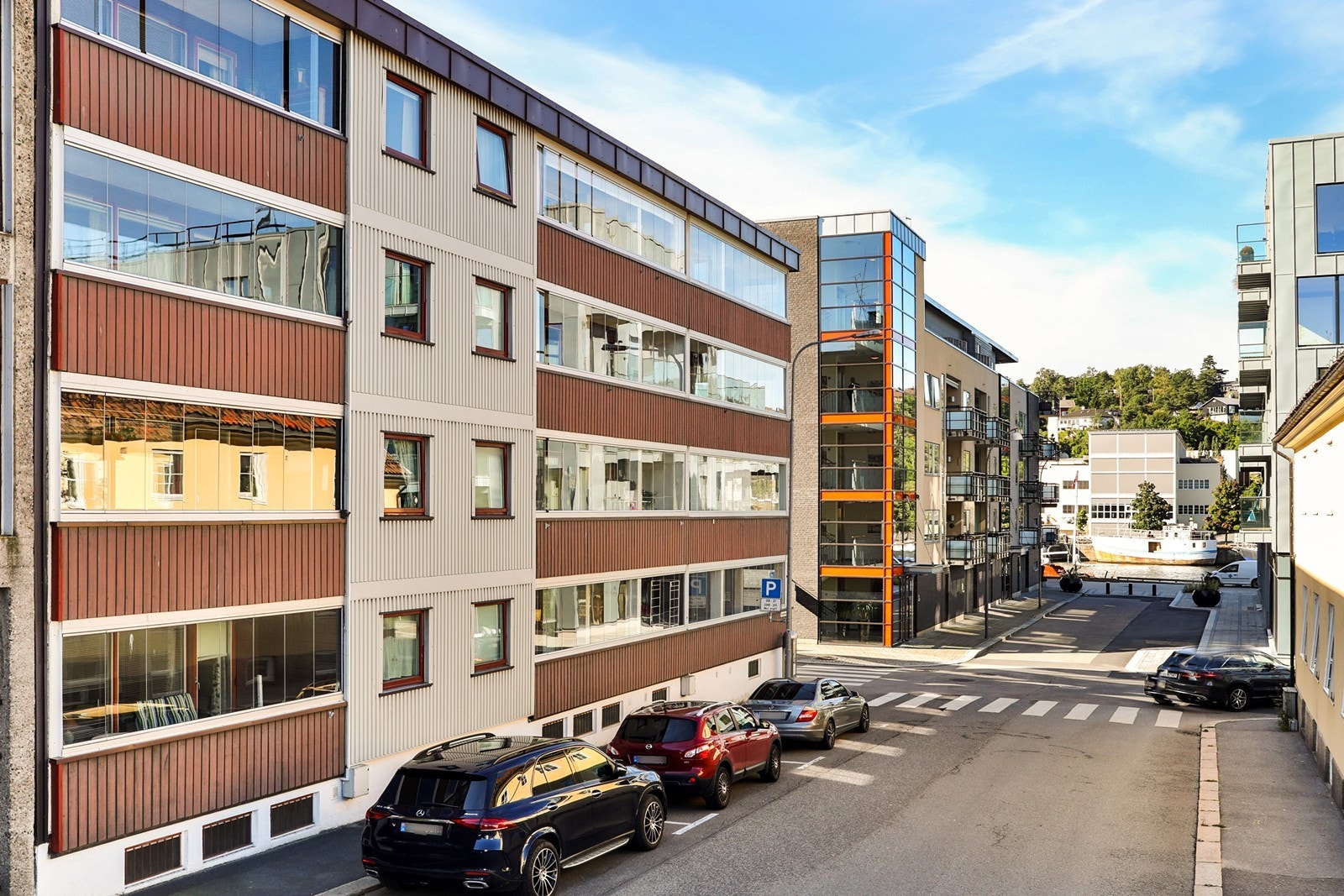 Arkivbilde - Her bor man sentralt, litt på utsiden av sentrumskjernen Galleribilde