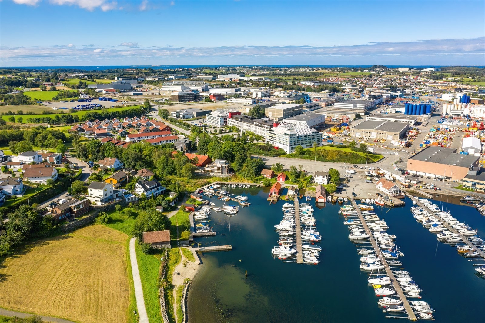 Dronefoto Galleribilde