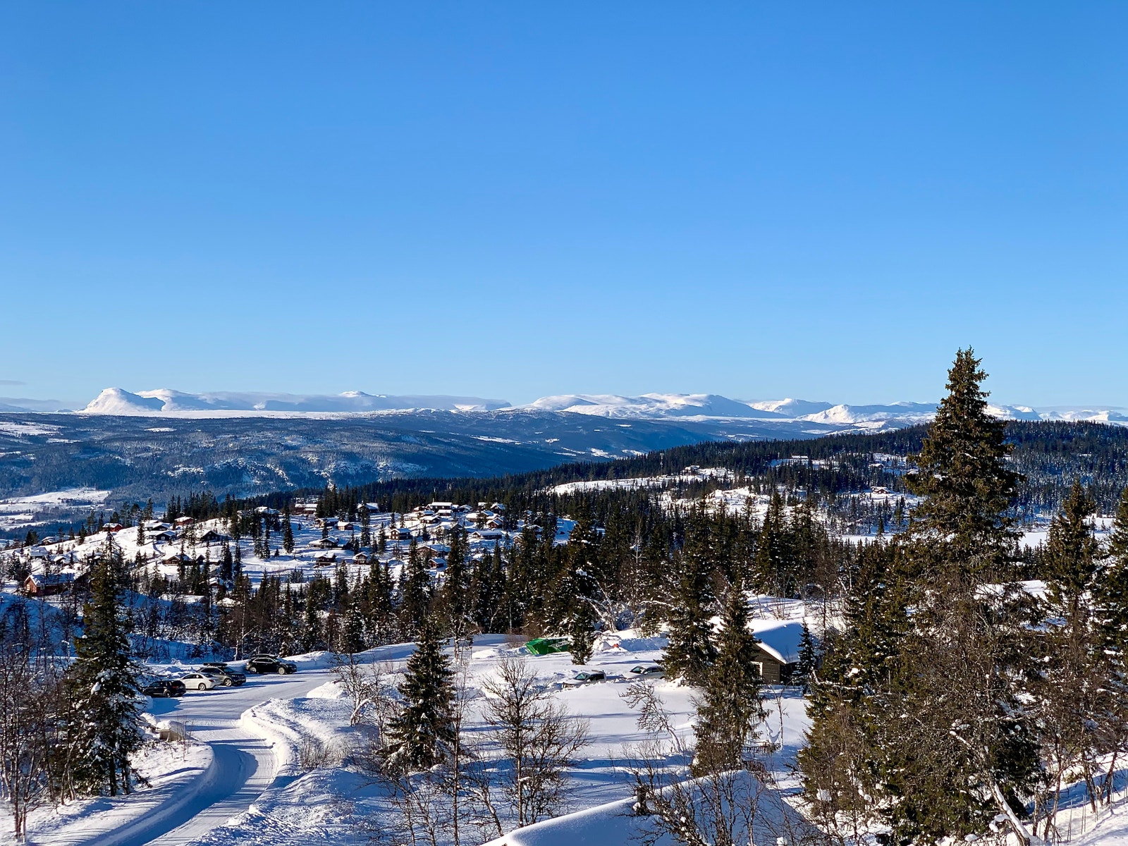 Utsikt fra leilighetene Galleribilde