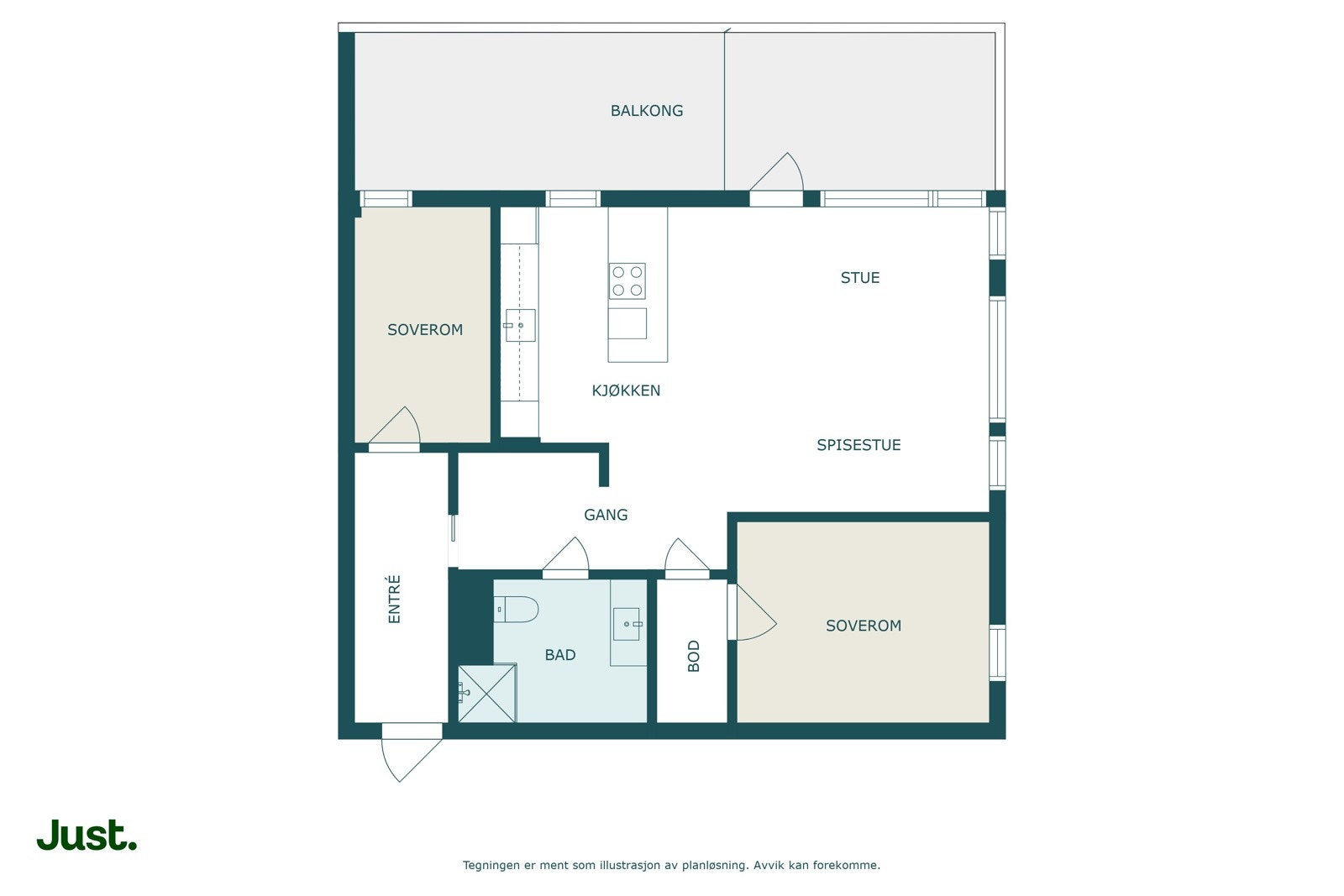 Planskisse Galleribilde