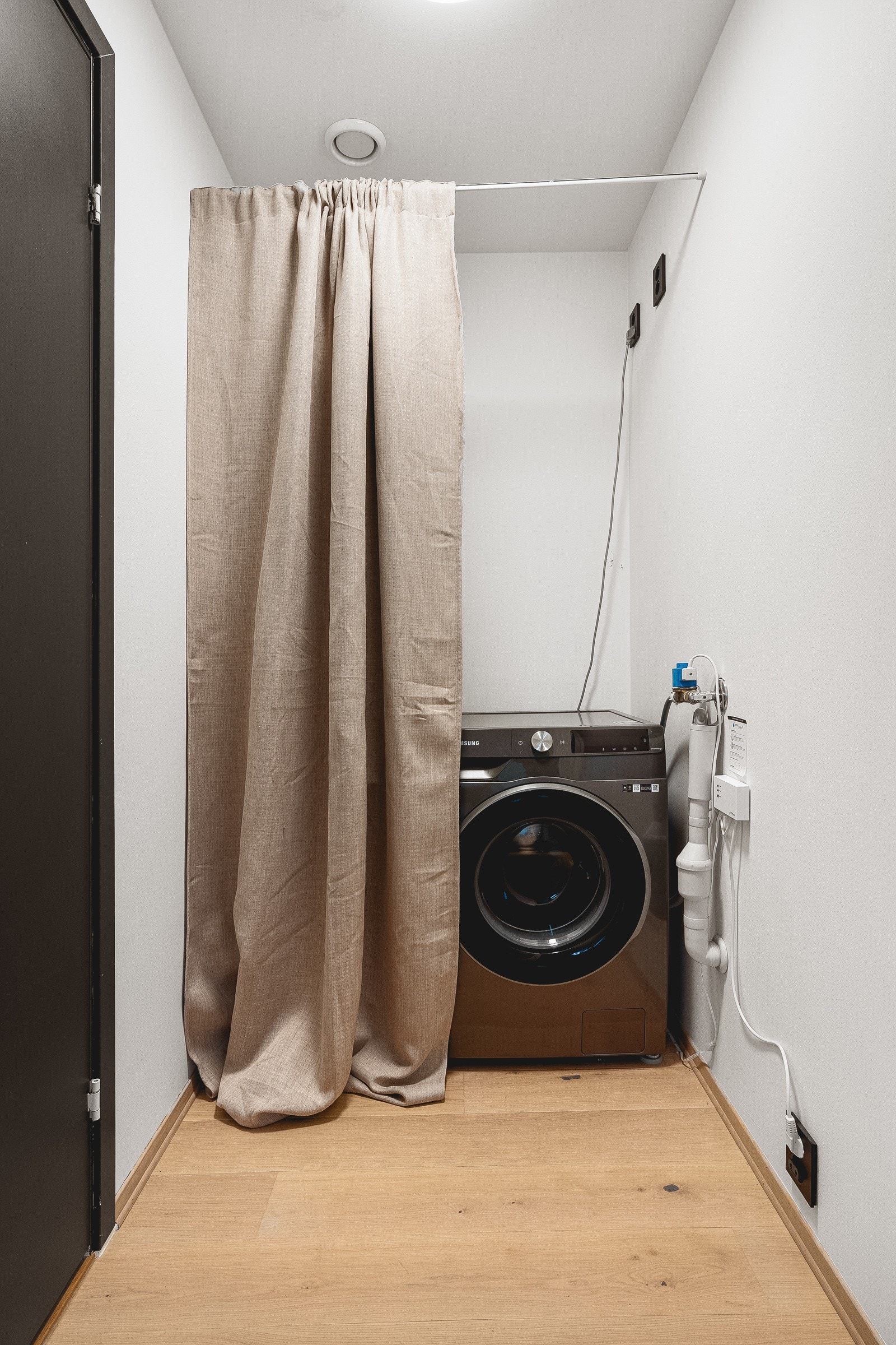 Opplegg til vaskemaskin i boden - Svært praktisk! Galleribilde