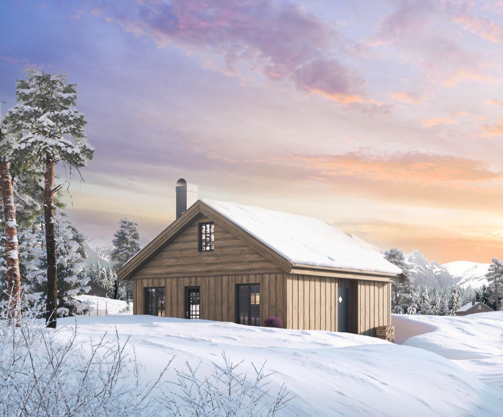 MER - en smart og kompakt hytte!
Illustrasjonsbilde. Galleribilde