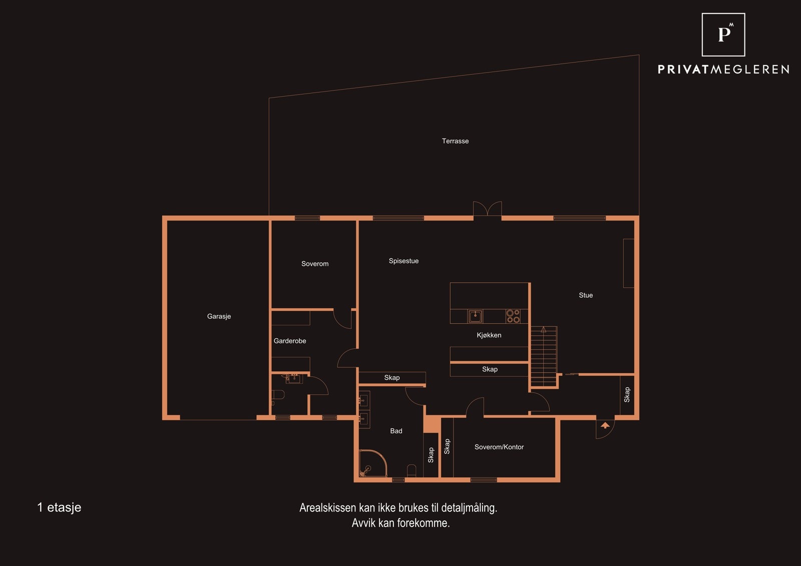 Plantegning av hovedetasjen. Galleribilde