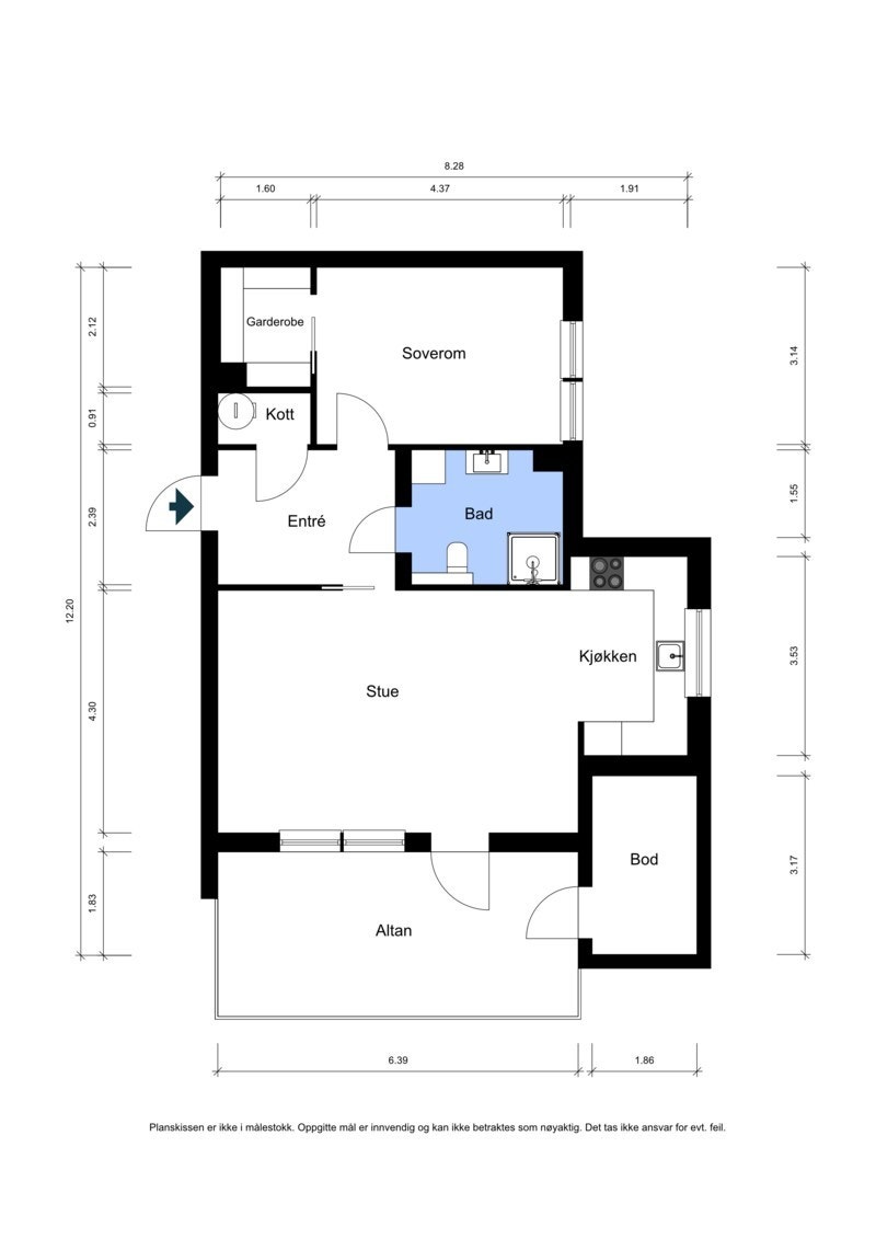 Plantegning. Galleribilde