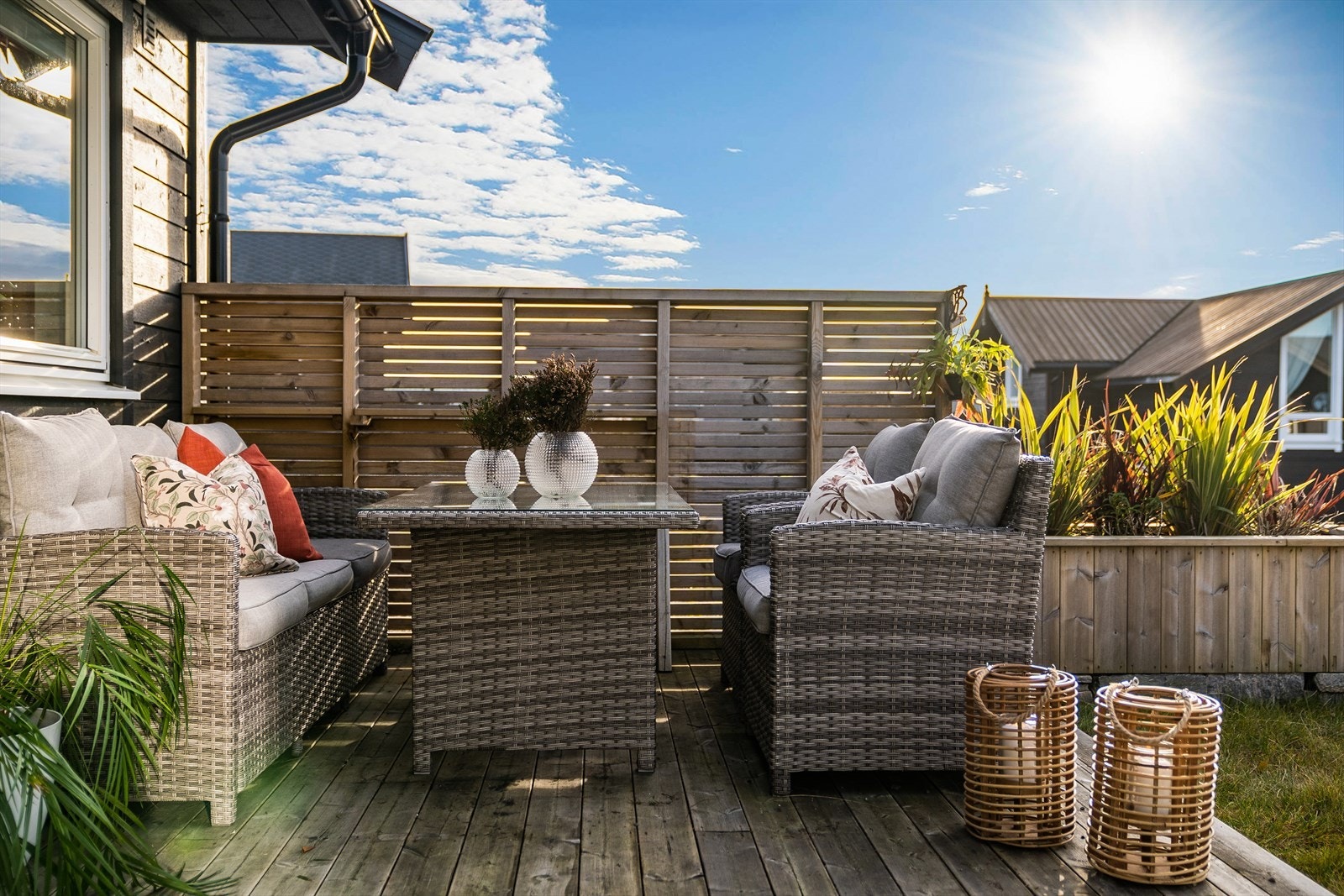 - Terrassen måler 17m² - Galleribilde