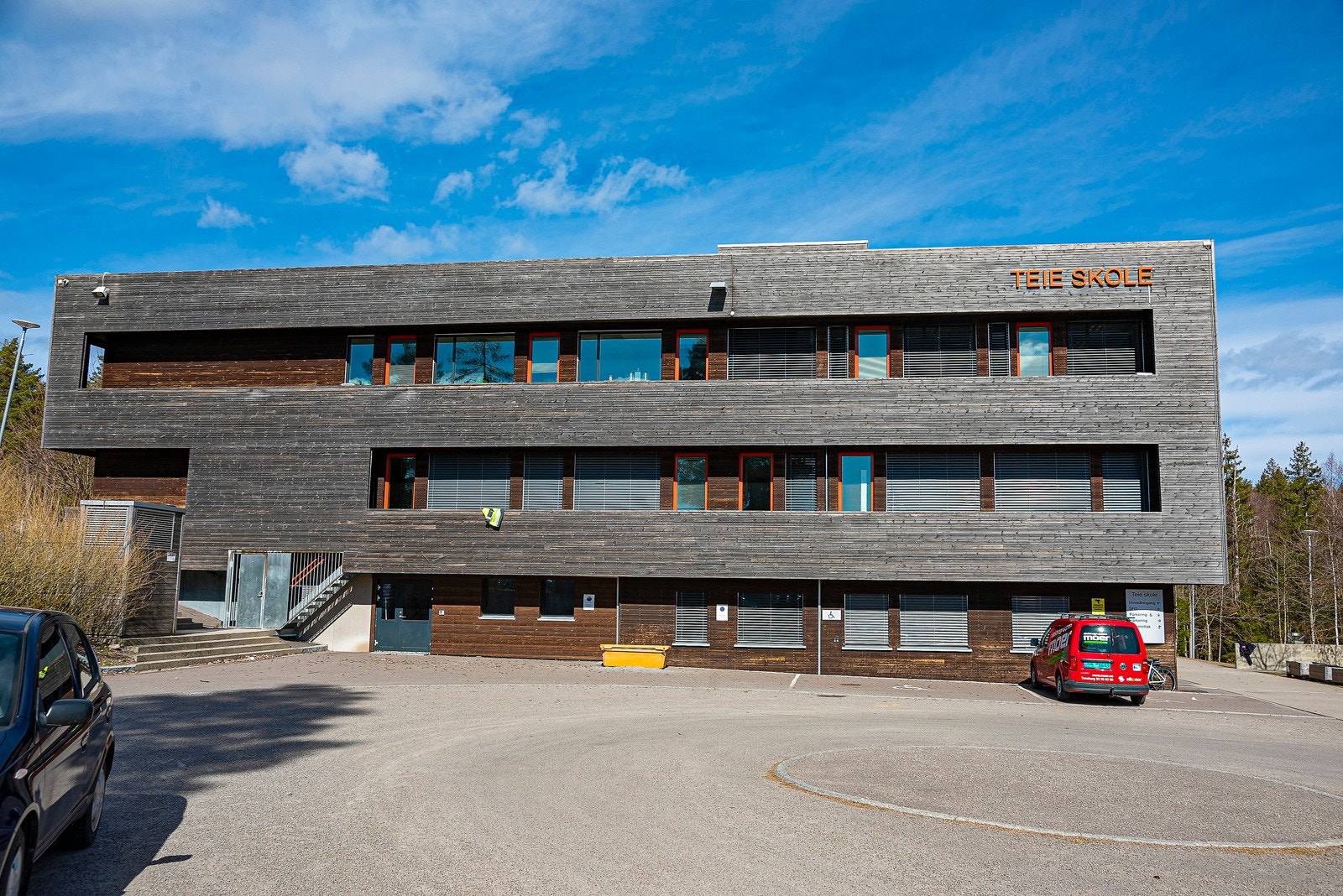 Kort vei til Teie barneskole Galleribilde