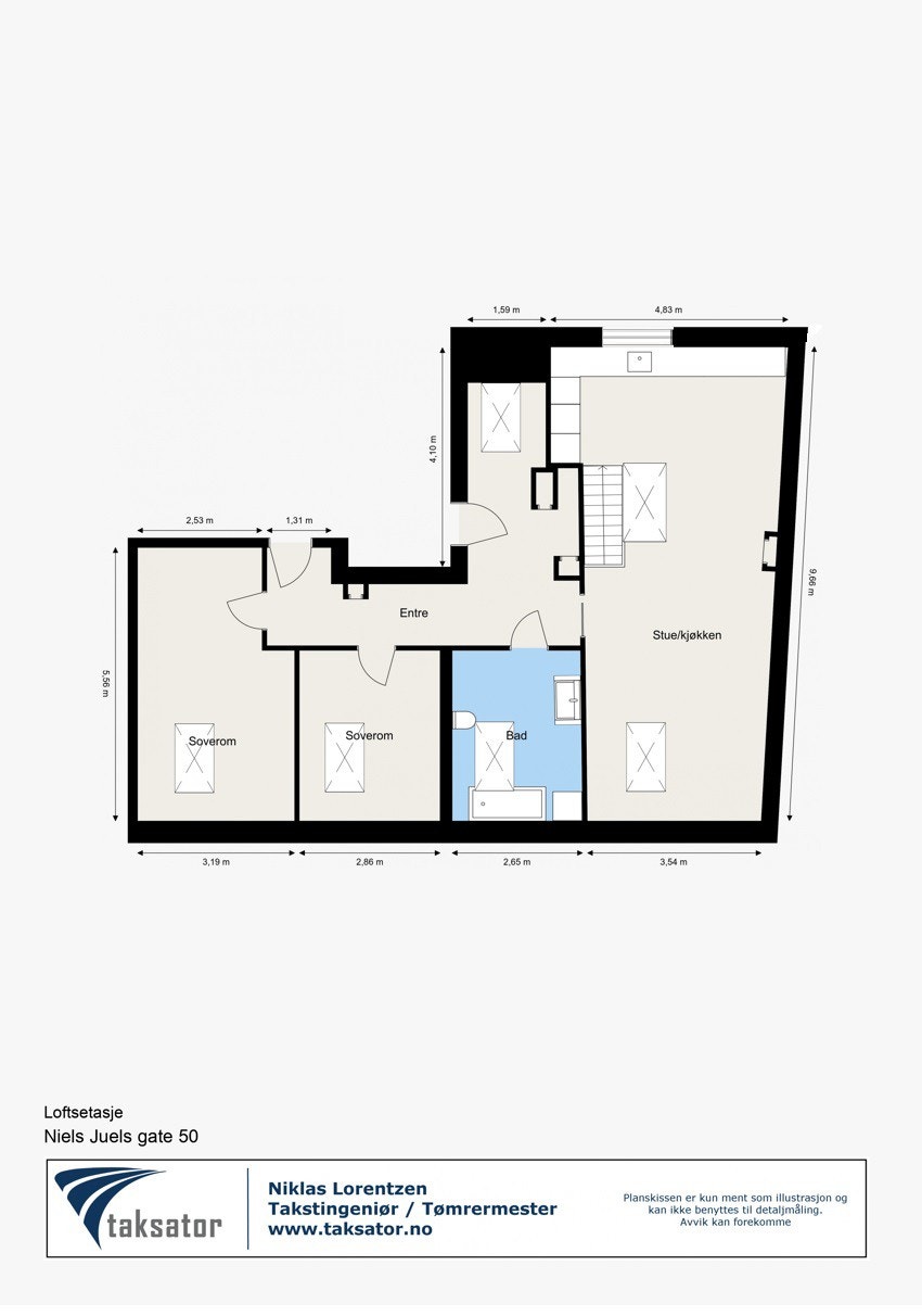 Plantegning. Galleribilde