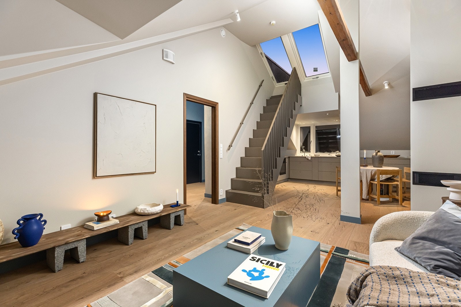 Loftstue på kveldstid! Galleribilde