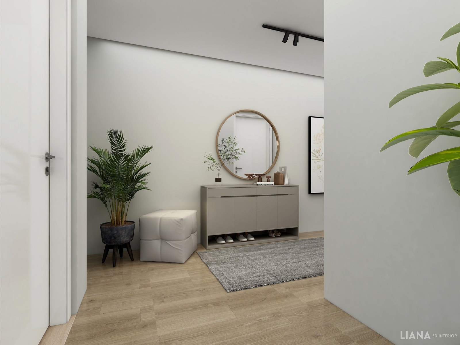Entre - møblert av Liana 3D interiør design Galleribilde