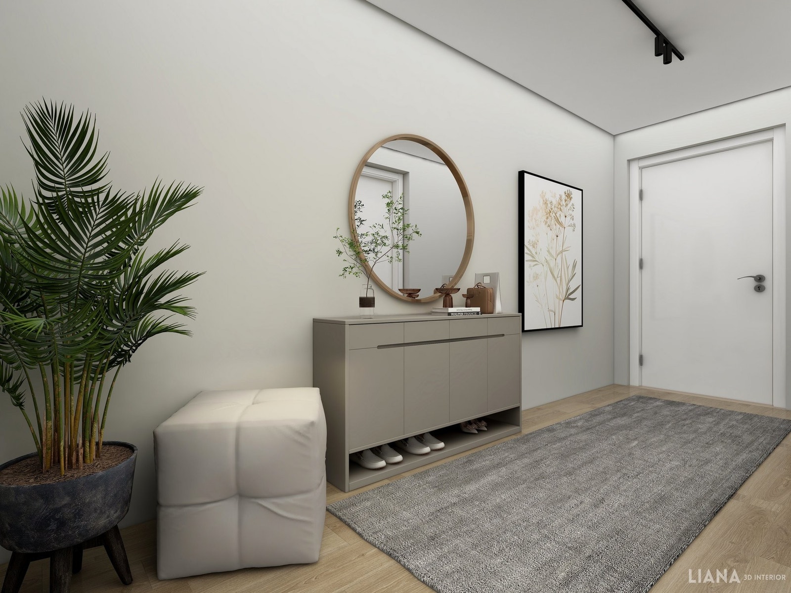 Entre - møblert av Liana 3D interiør design Galleribilde