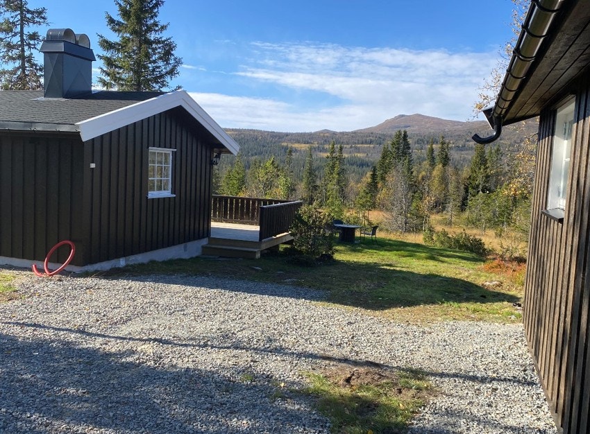 Pent opparbeidet gårdsplass Galleribilde