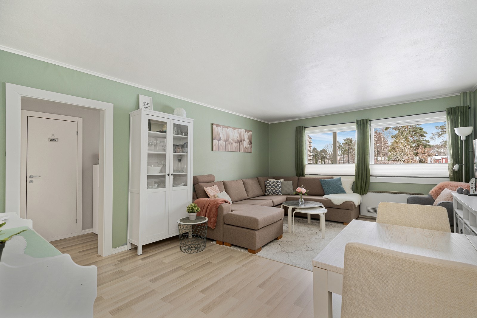 Lys og tiltalende 3-roms leilighet sentralt i Vågsbygd Galleribilde