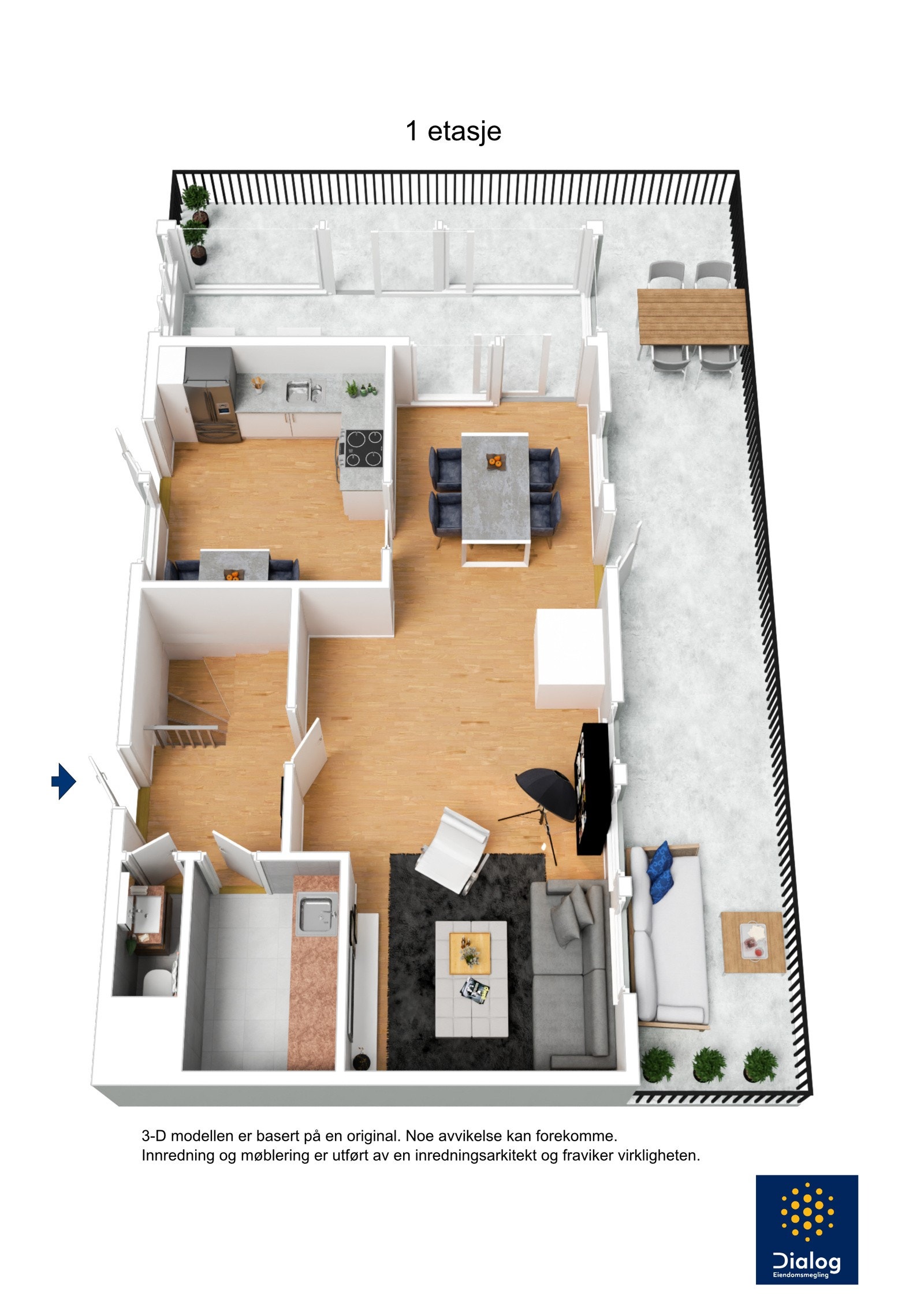 Plantegning Galleribilde