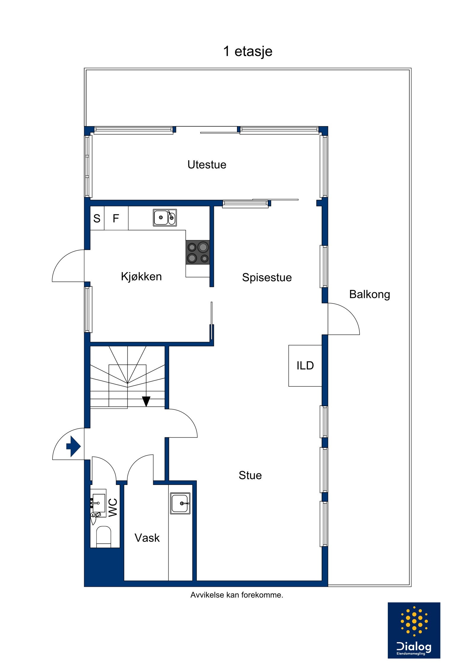 Plantegning Galleribilde