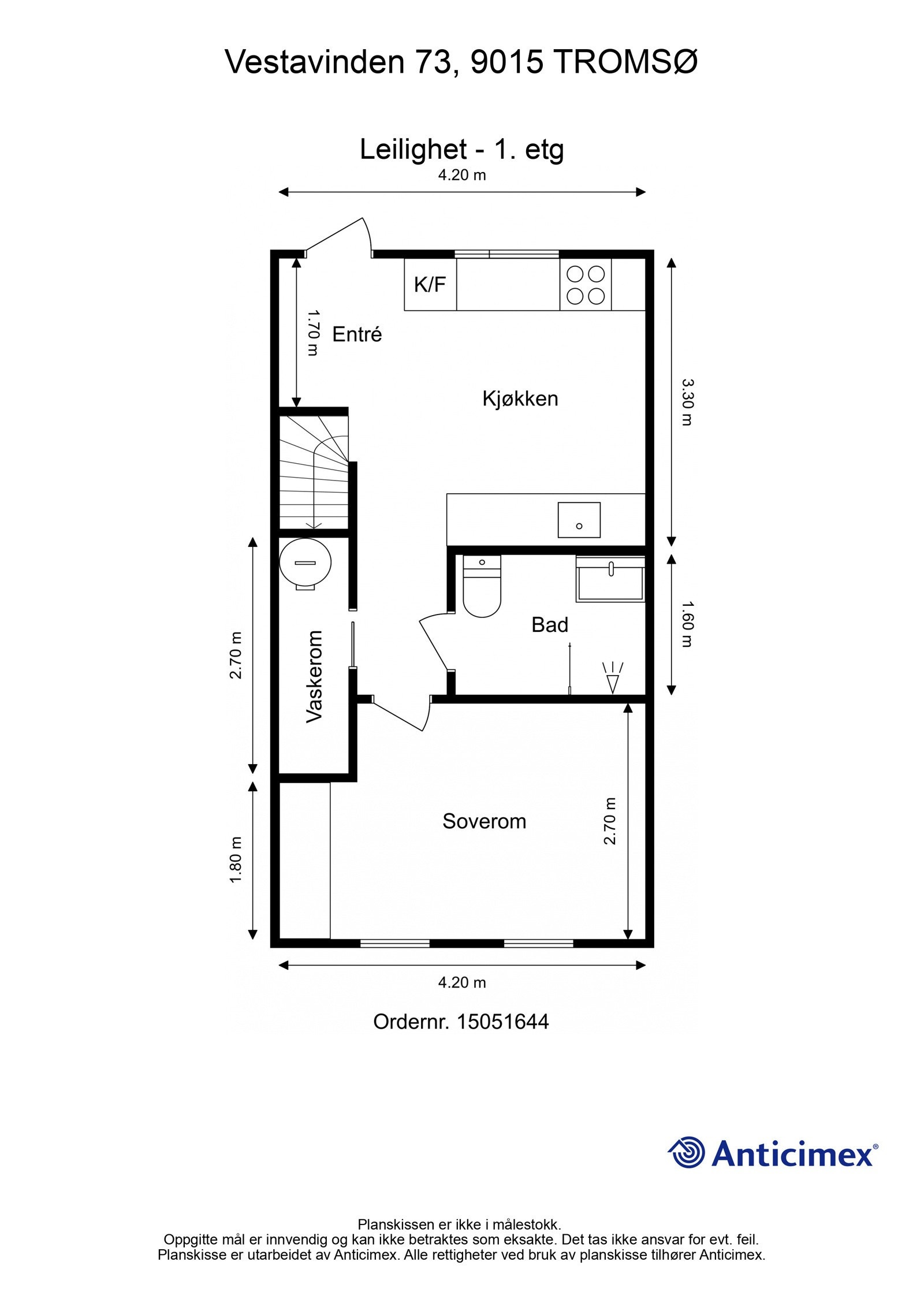 Plantegning 1. etasje Galleribilde