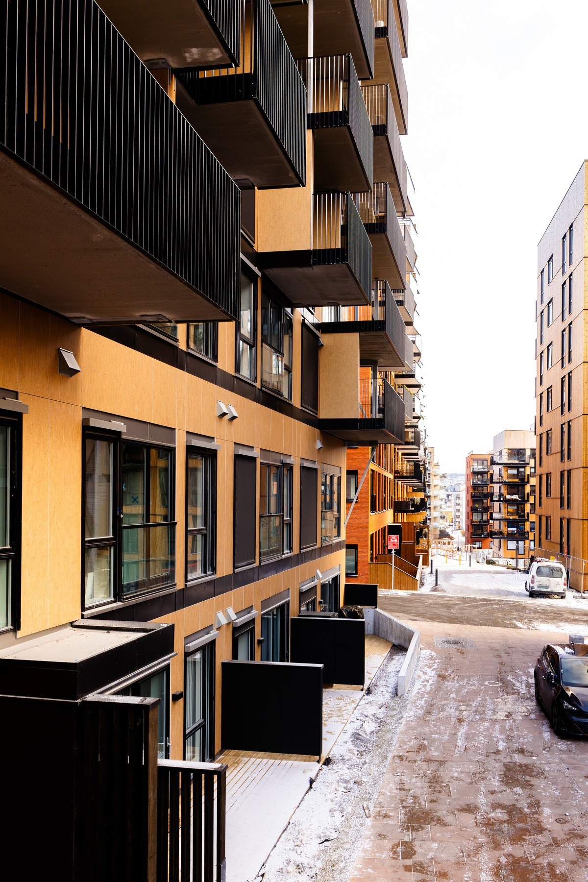 Prosjektet er nytenkende og har flere fellesområder til gode for beboerne som f.eks egne lokaler for hjemmekontor Galleribilde