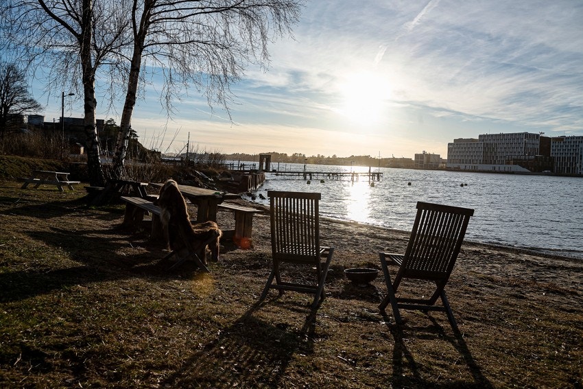 Kort vei til Langestrand med fine badeplasser og turområder Galleribilde