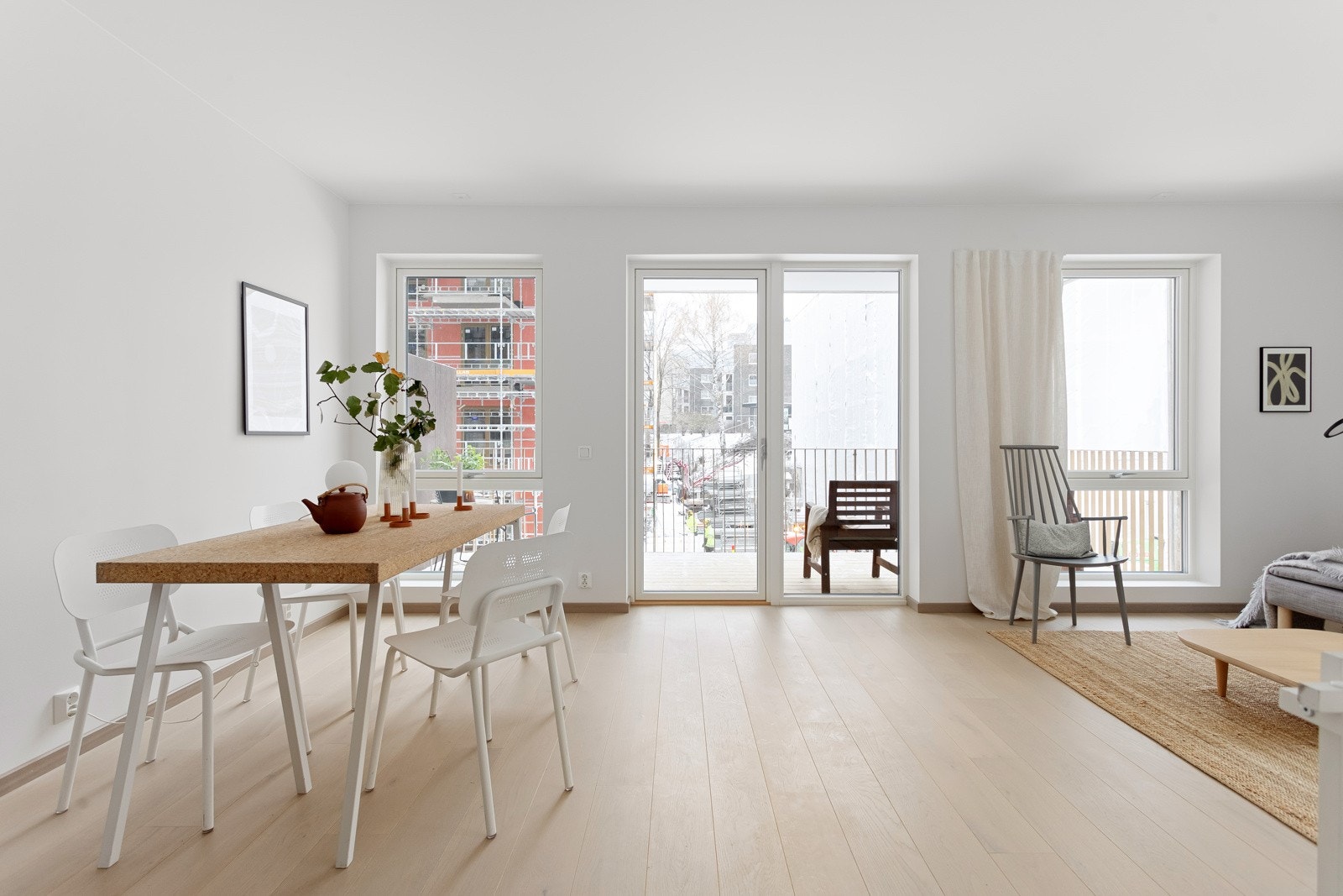 En splitter ny, ubrukt og moderne selveiet hjørneleilighet fra 2023. Galleribilde