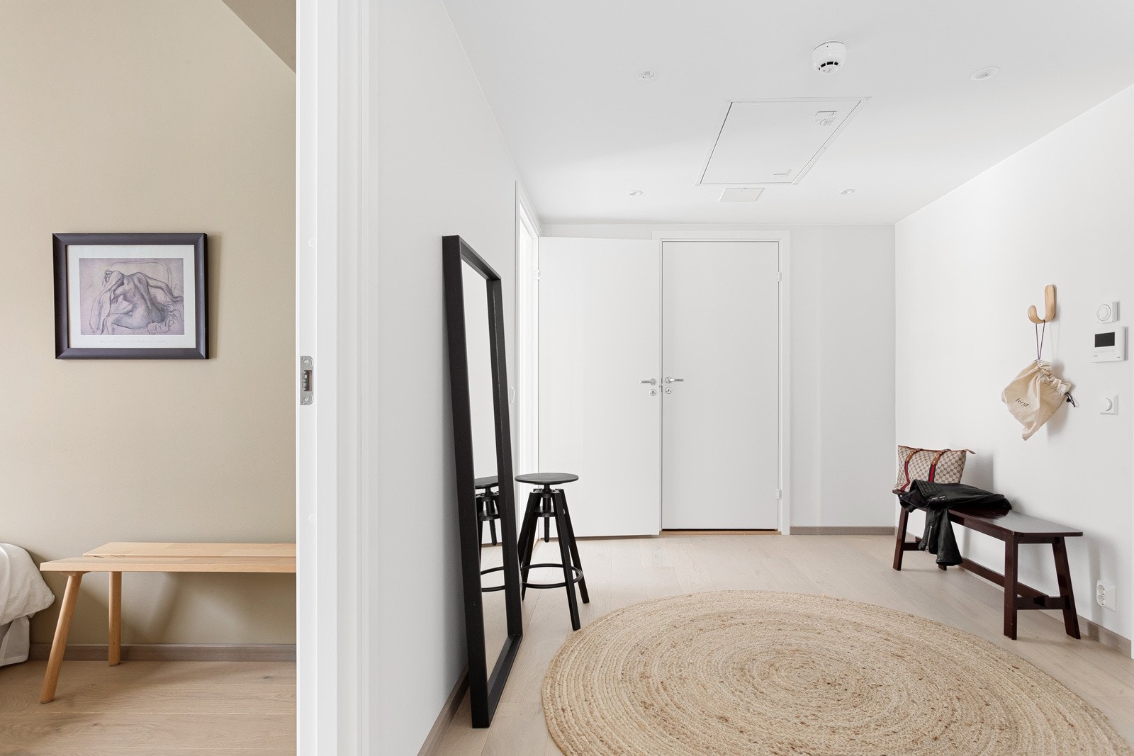 Leiligheten har også balansert ventilasjon med varmegjenvinning som sørger for et godt inneklima. Galleribilde