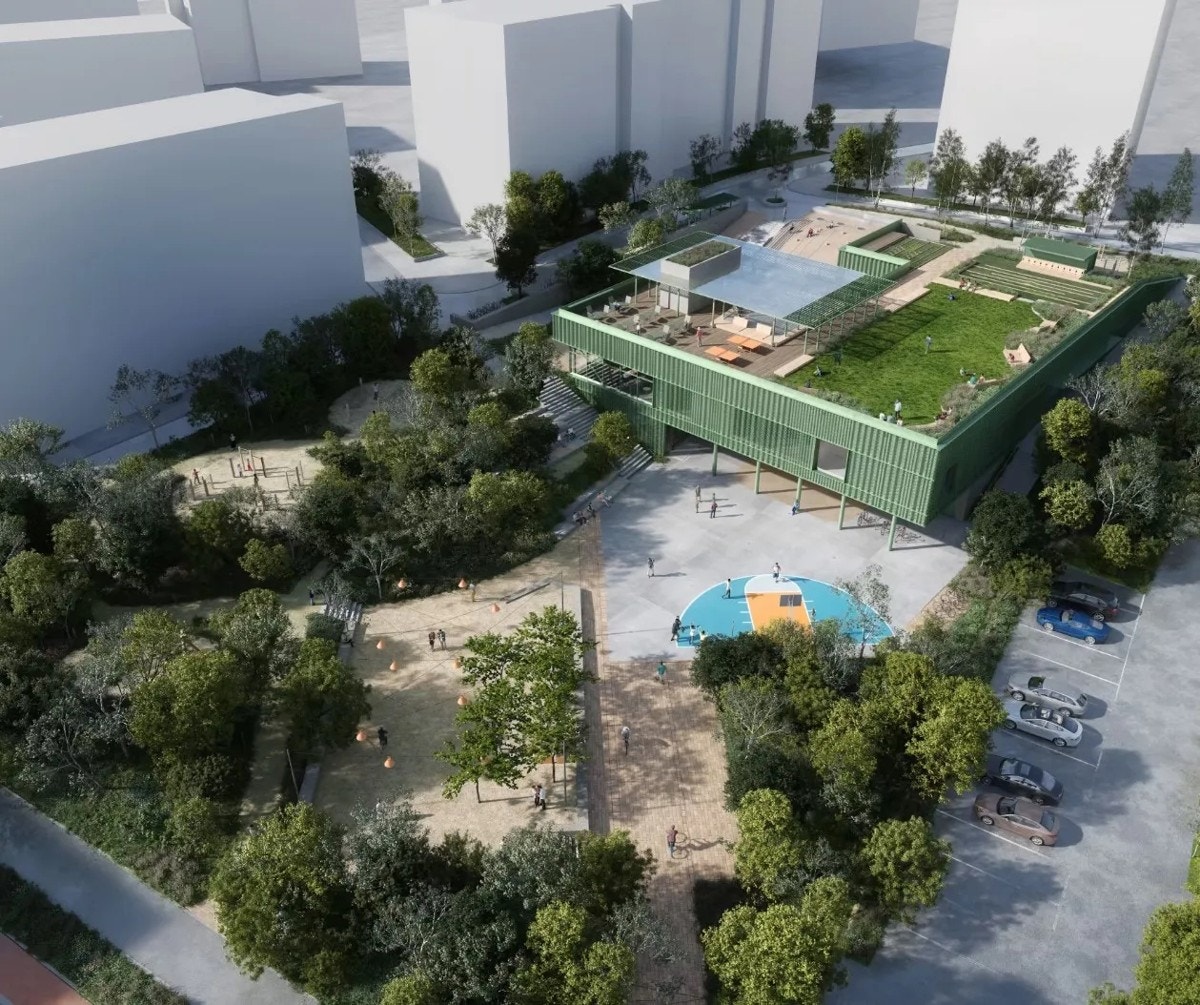 Loren-aktivitetspark-og-fbh-Eksterior-1_PIR2_Onirism-Studio Galleribilde