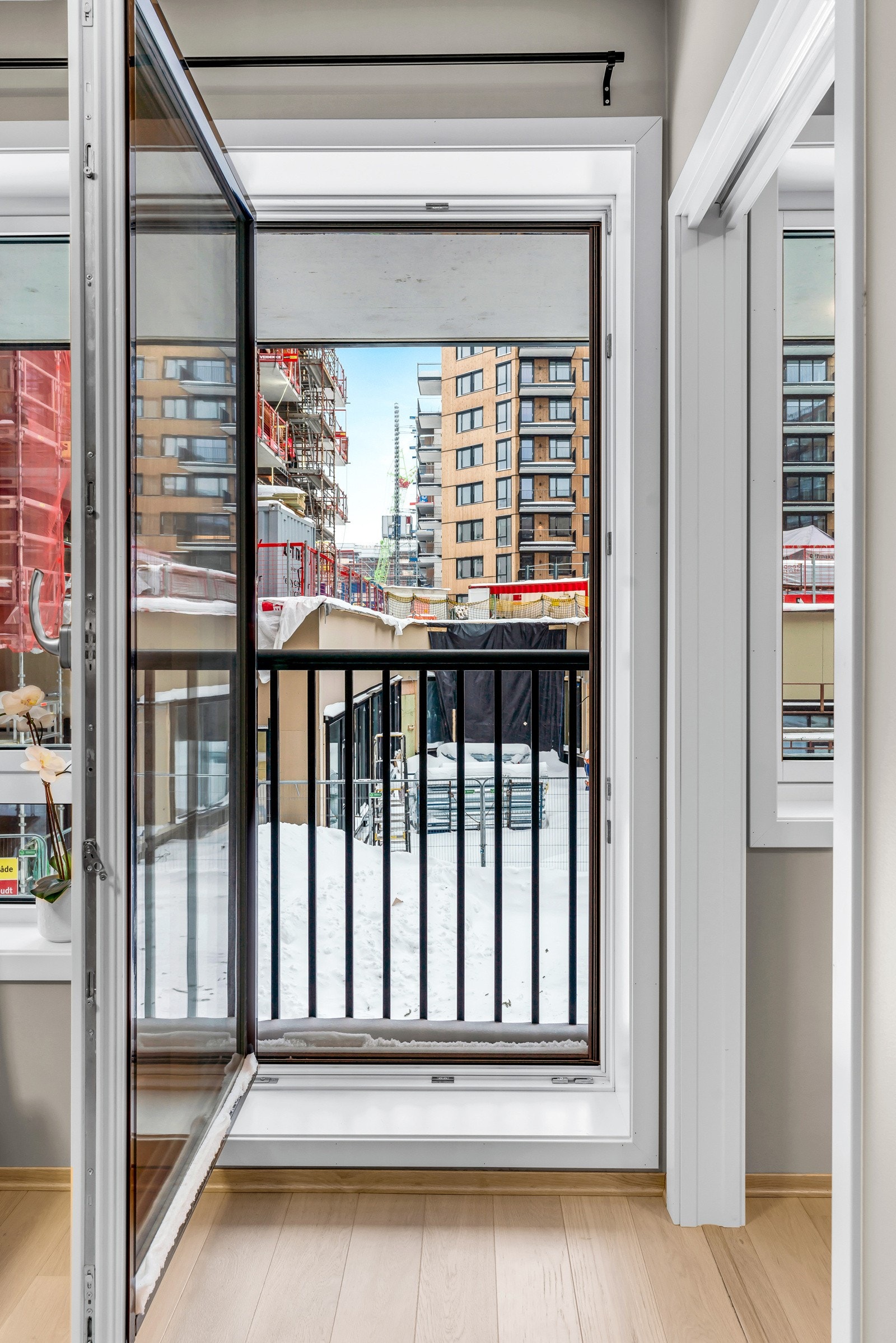 Fransk balkong Galleribilde