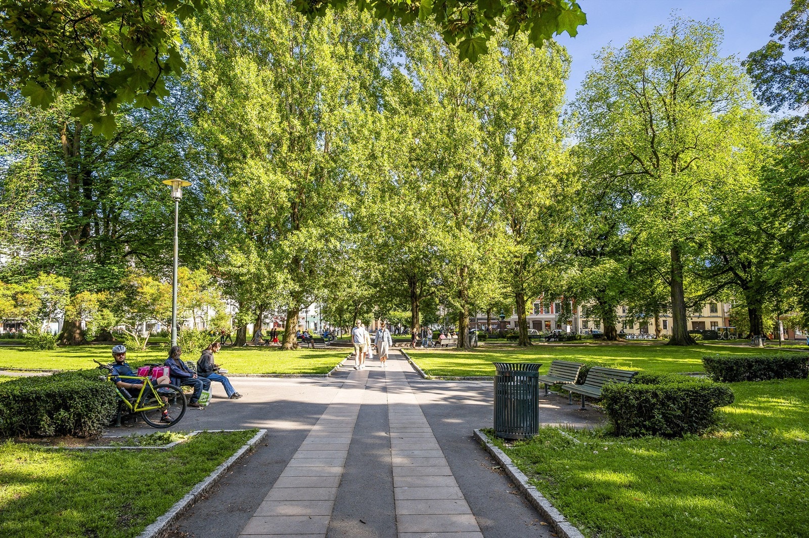 Kort veien til Grünerløkkas mange parker. Galleribilde