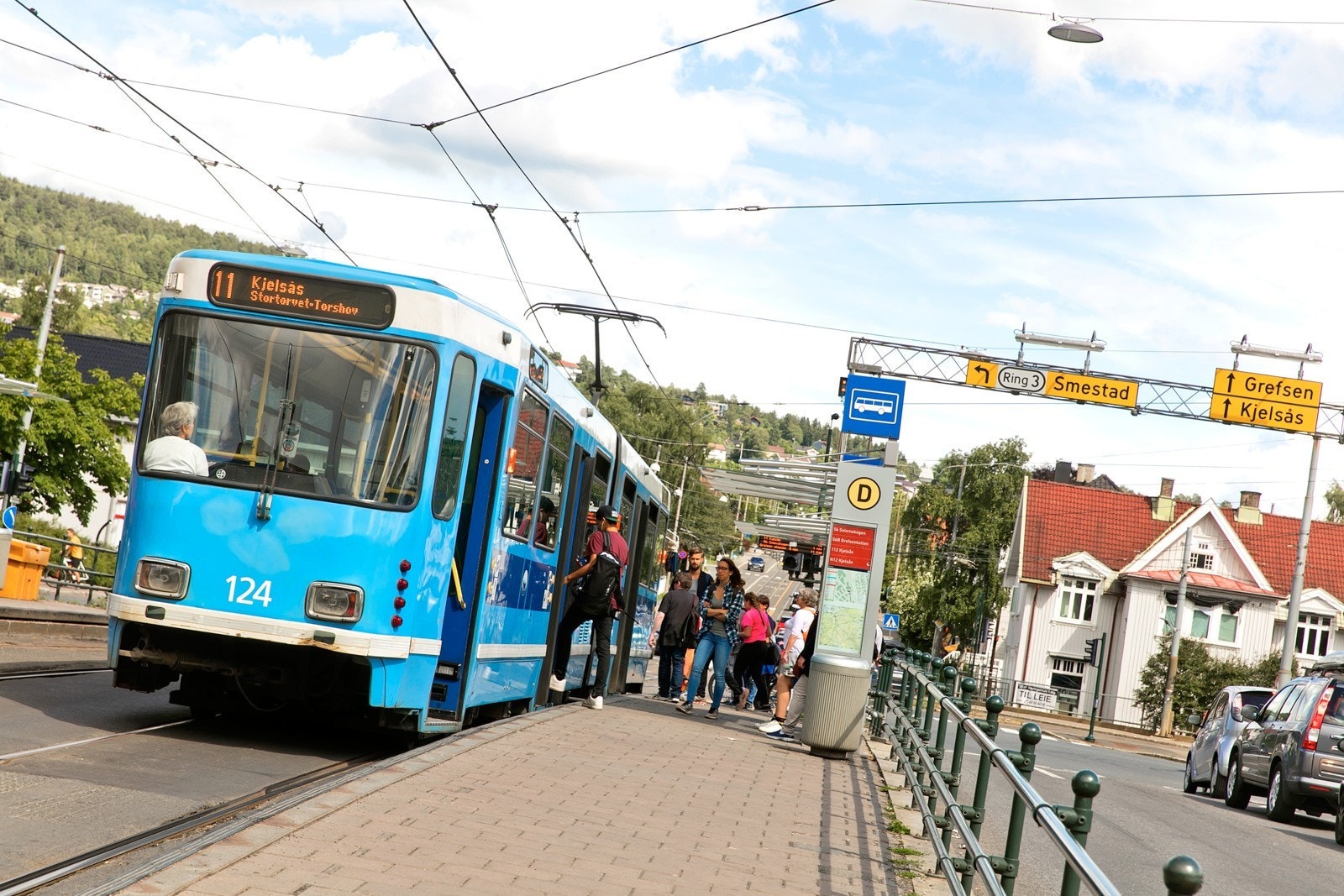 Storo og Nydalen er rett i nærheten, og er et kollektivt knutepunkt for både buss, trikk og T-bane Galleribilde