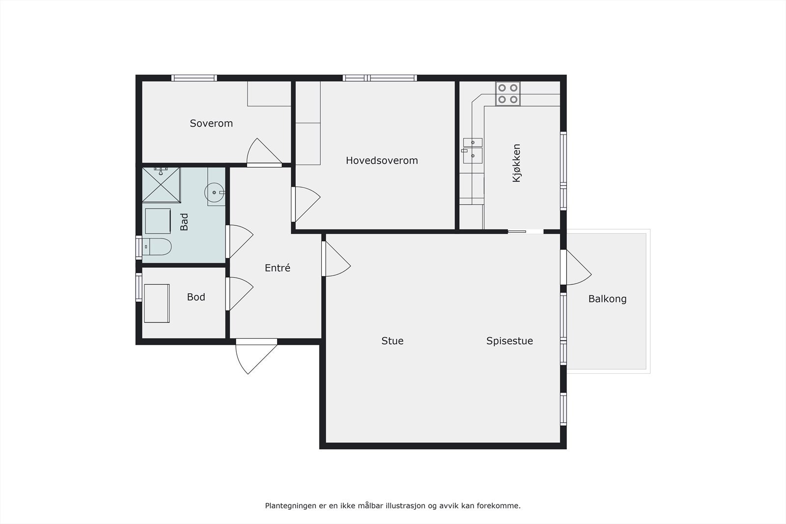 Plantegning Galleribilde