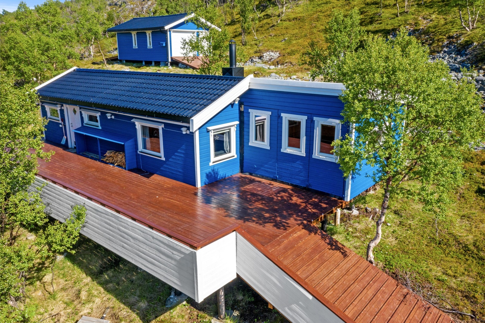 Sommer fasade Galleribilde