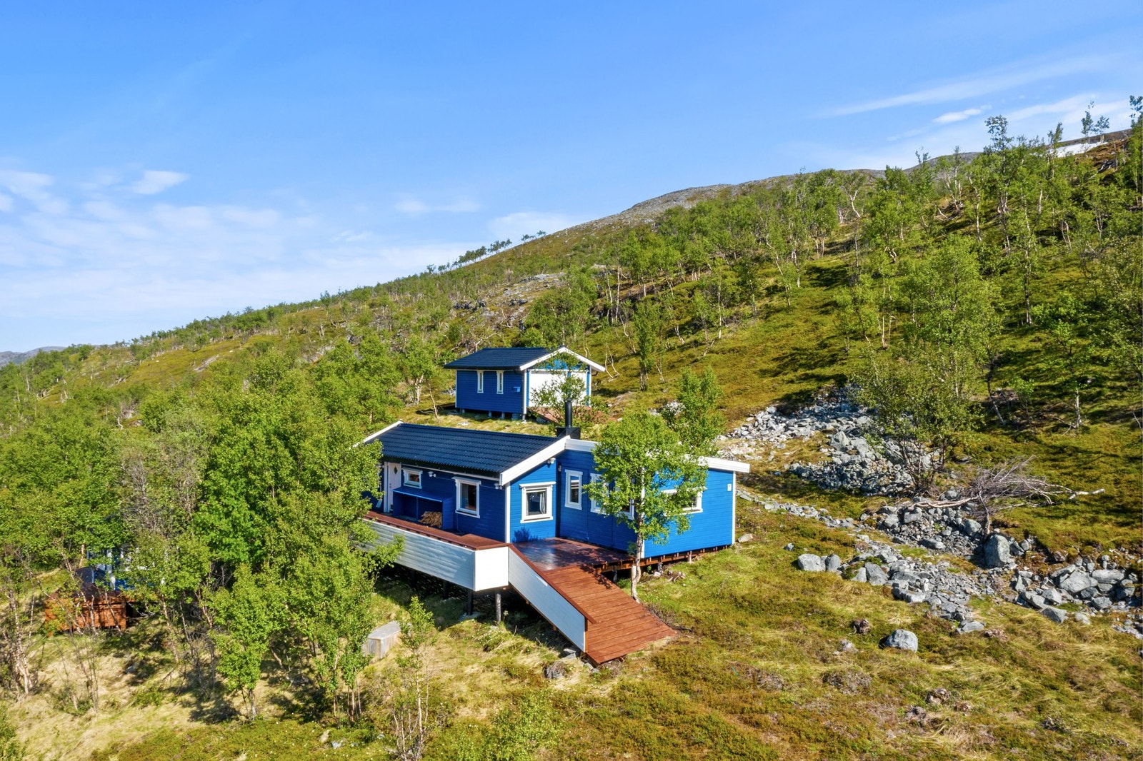 Fasade sommer Galleribilde