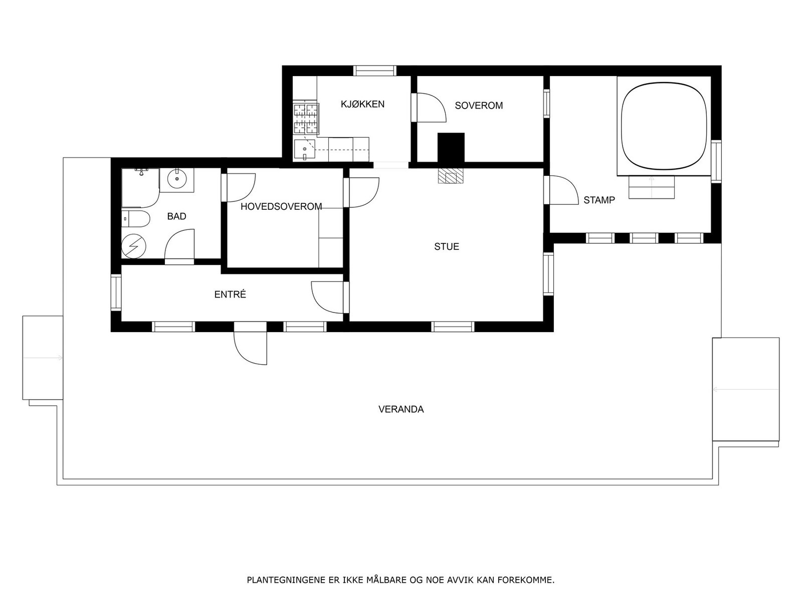 Planskisse Galleribilde