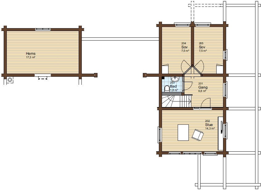 Oppstue og hems Galleribilde