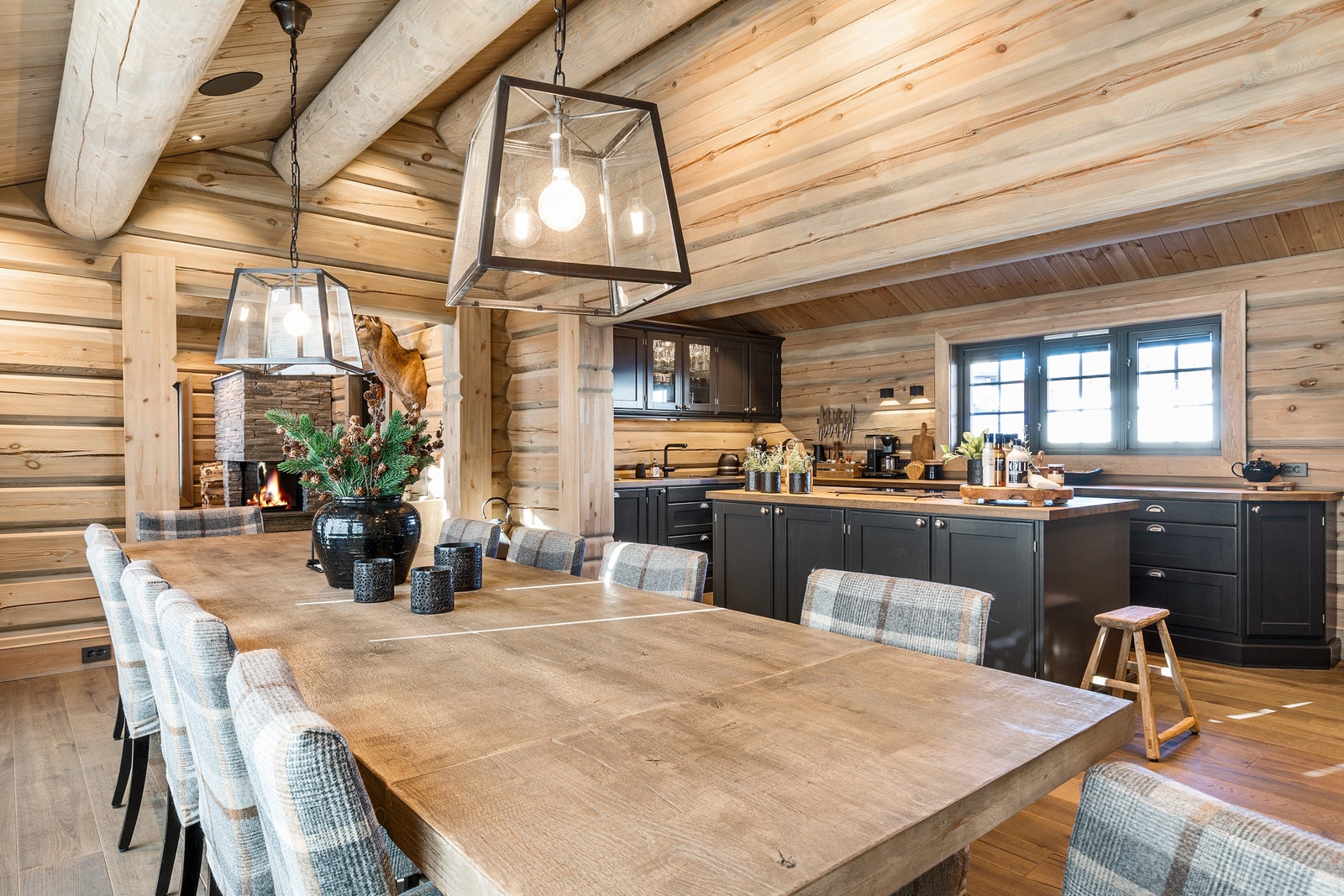 Østlaft's modell Cortina.
Hytta kan ha kundetilpassede løsninger som avviker fra standard leveranse. Galleribilde