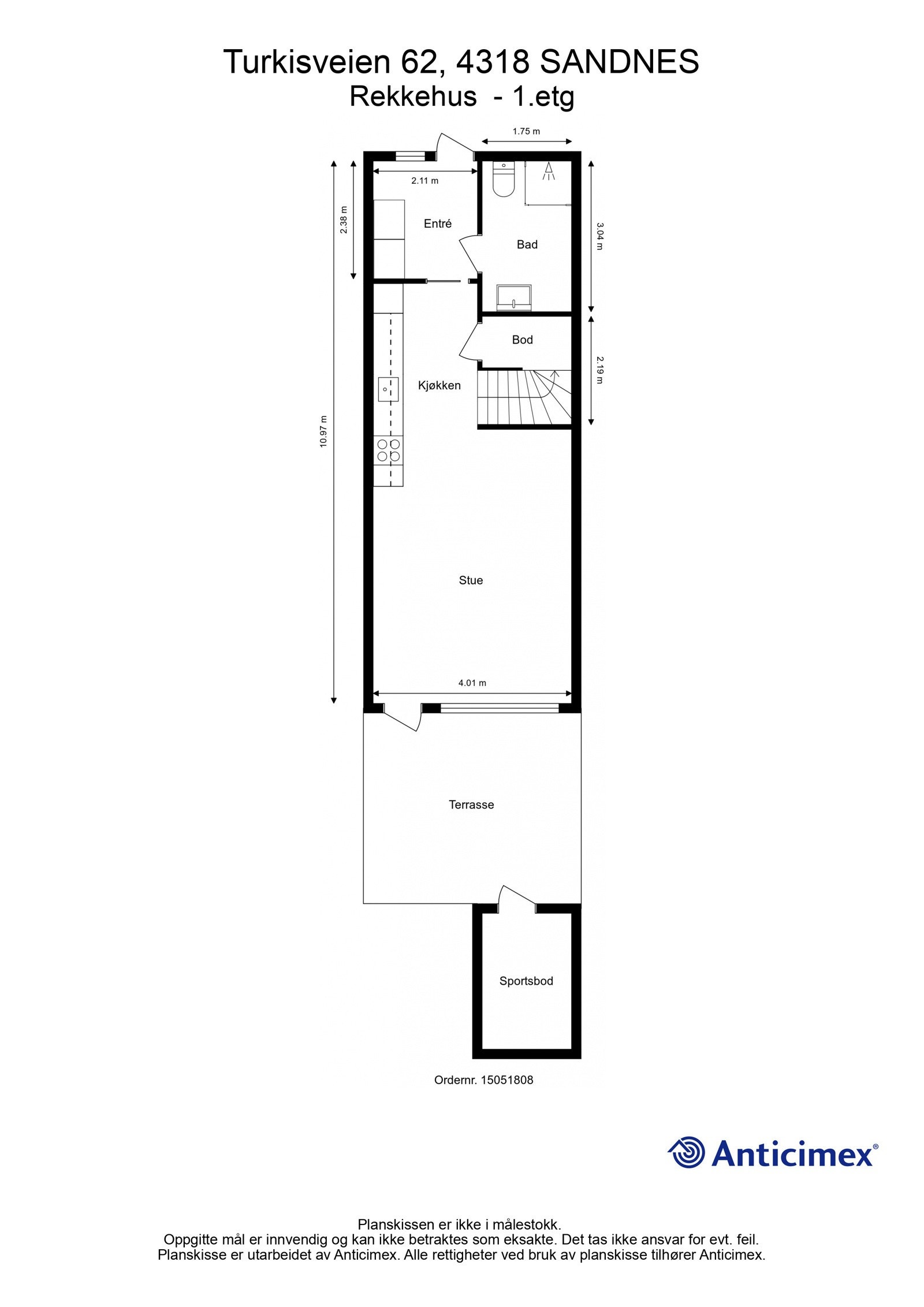 Plantegning - 1. etasje Galleribilde