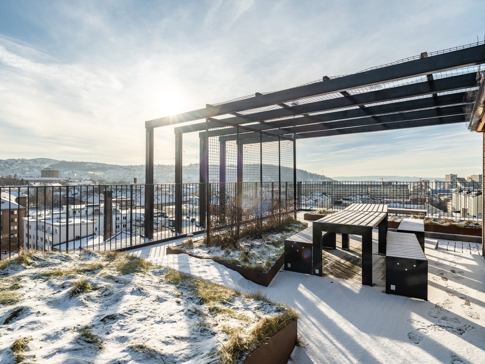 Her er det fine sittegrupper og gode grillmuligheter. Galleribilde