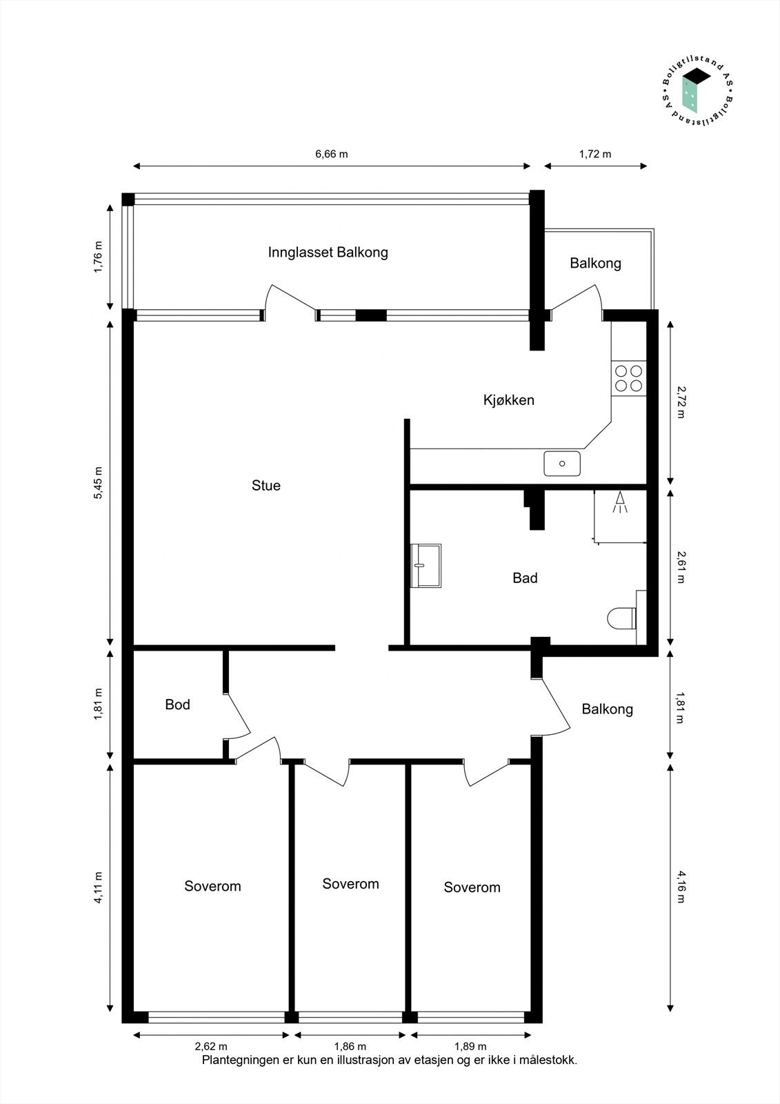 Plantegning Galleribilde
