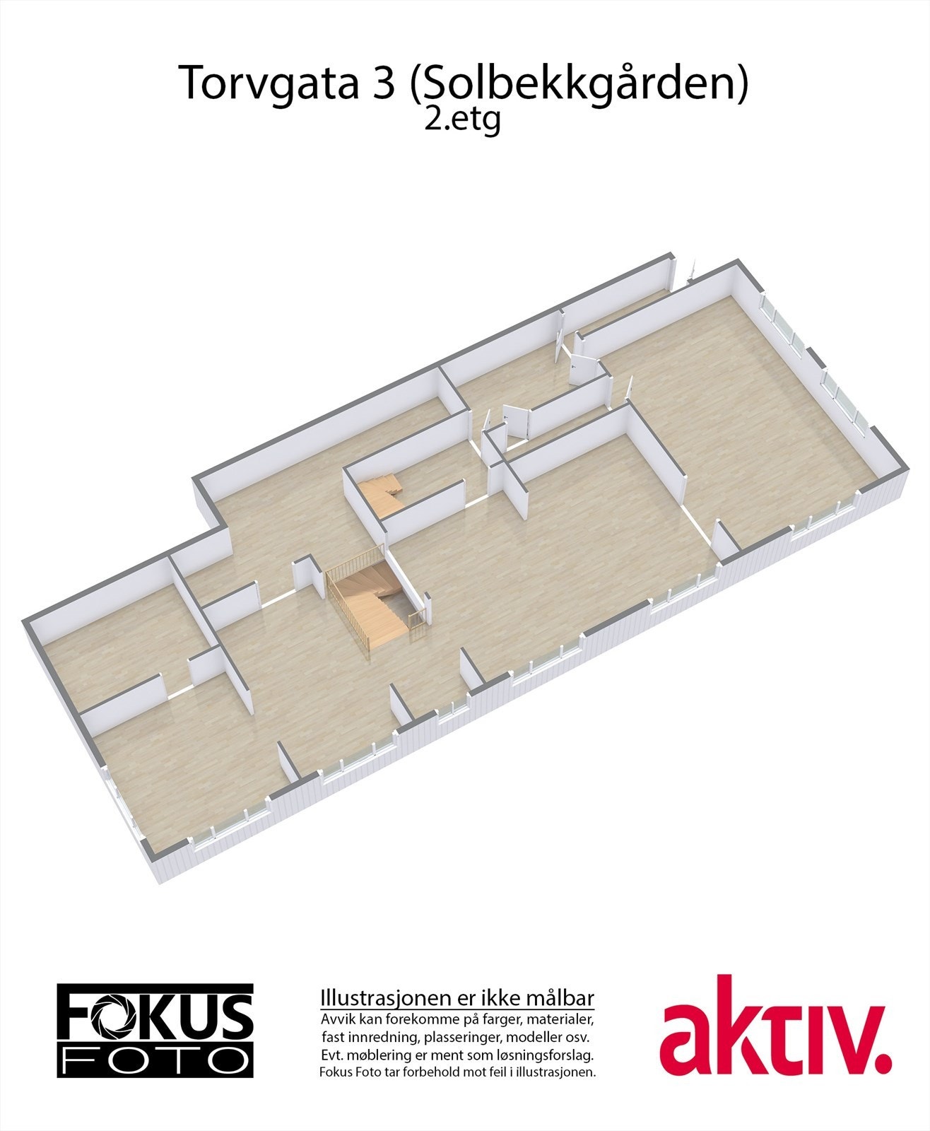 Plantegning 2. etasje Galleribilde