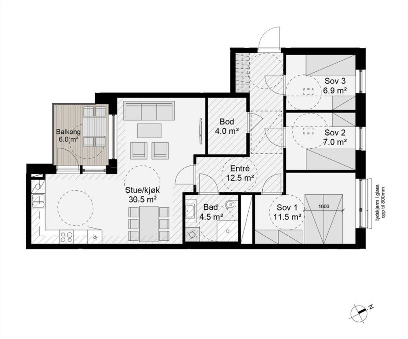 Plantegning Galleribilde