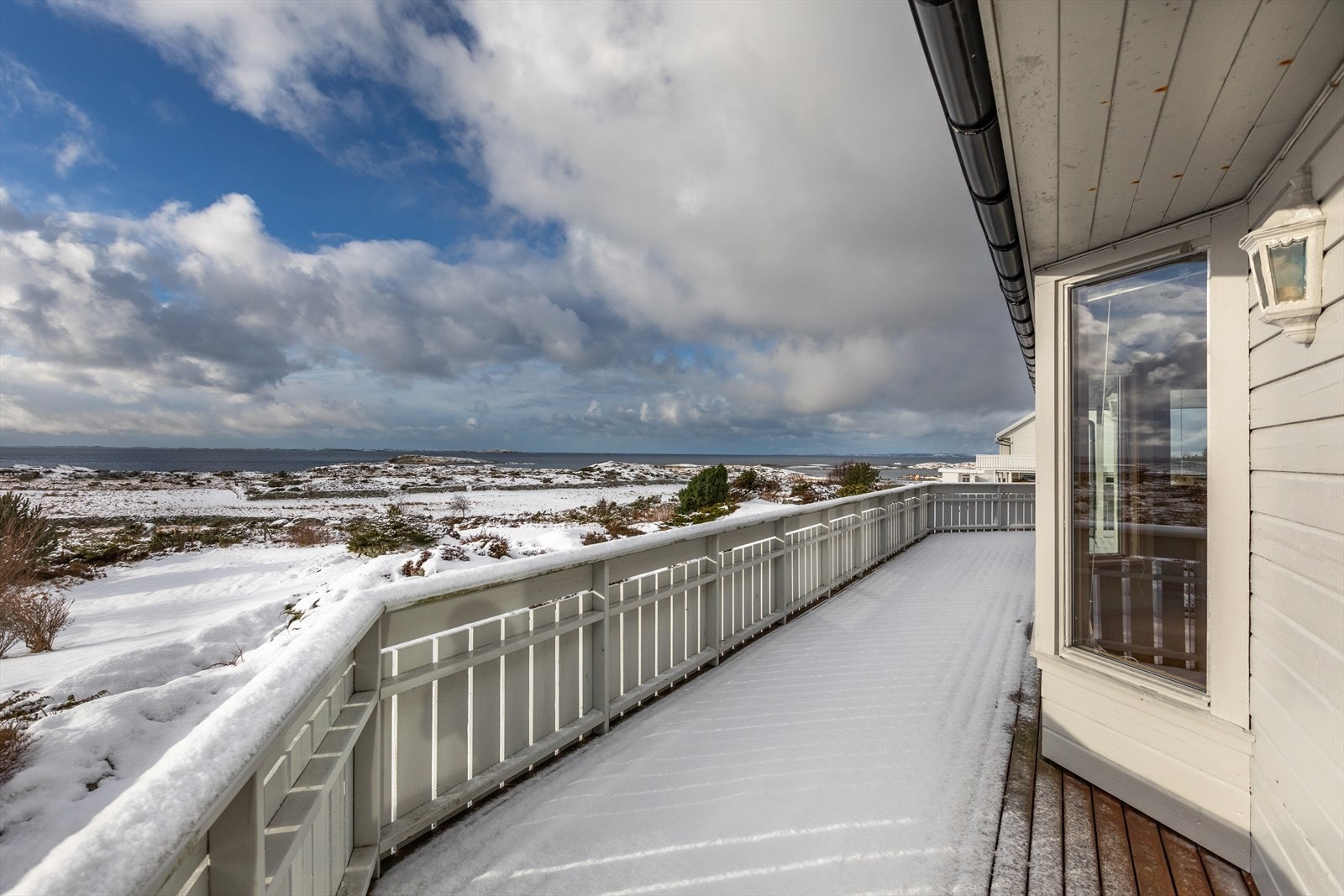 Terrasse av god størrelse Galleribilde