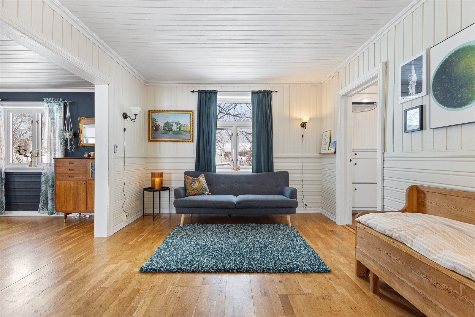 Boligen er oppført i 1920 og senere tilbygd i 1999 Galleribilde