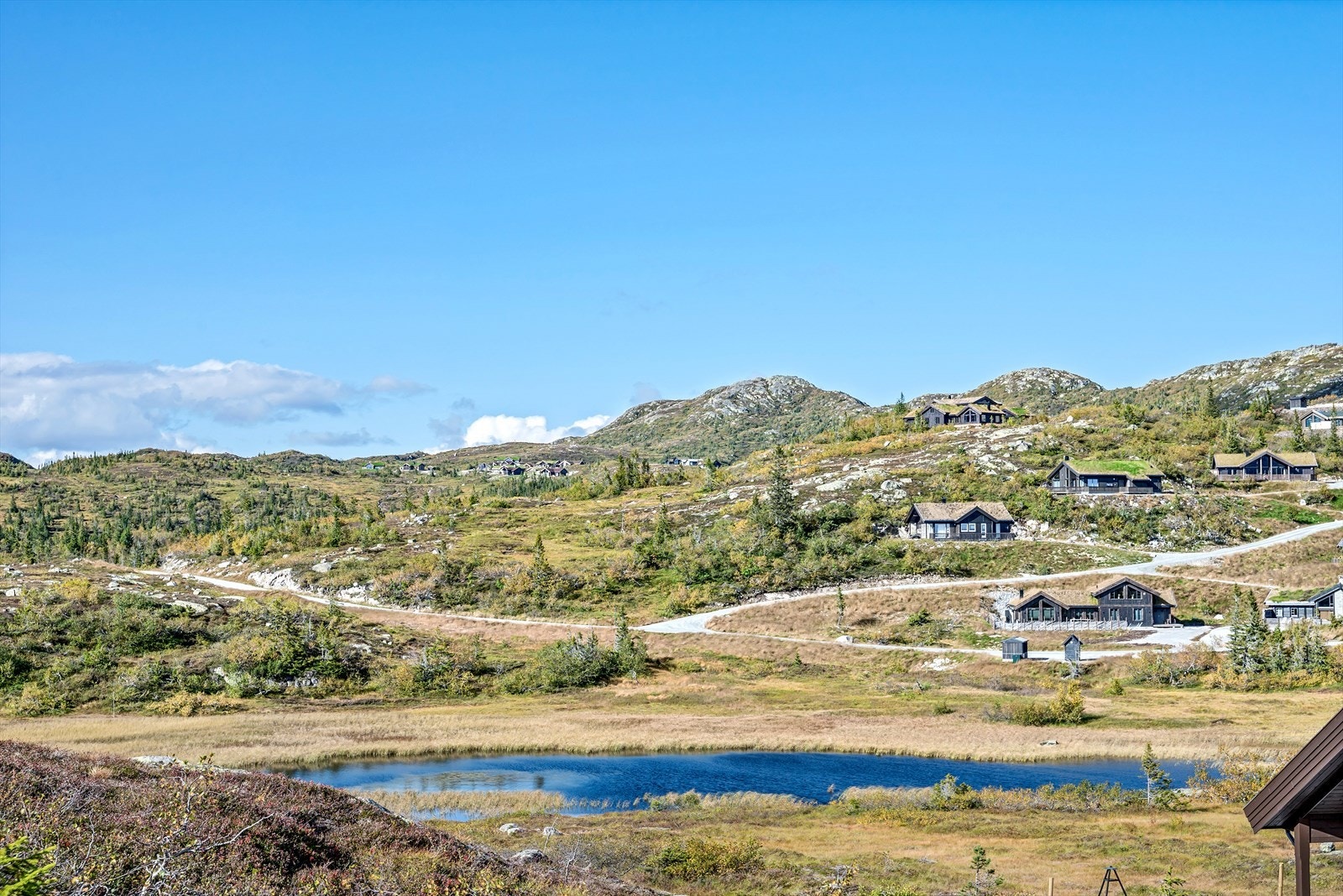 Utsikt fra terrassen Galleribilde