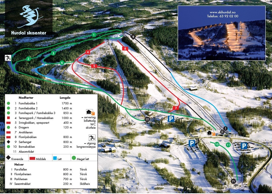 Like attraktivt sommer som vinter. Galleribilde