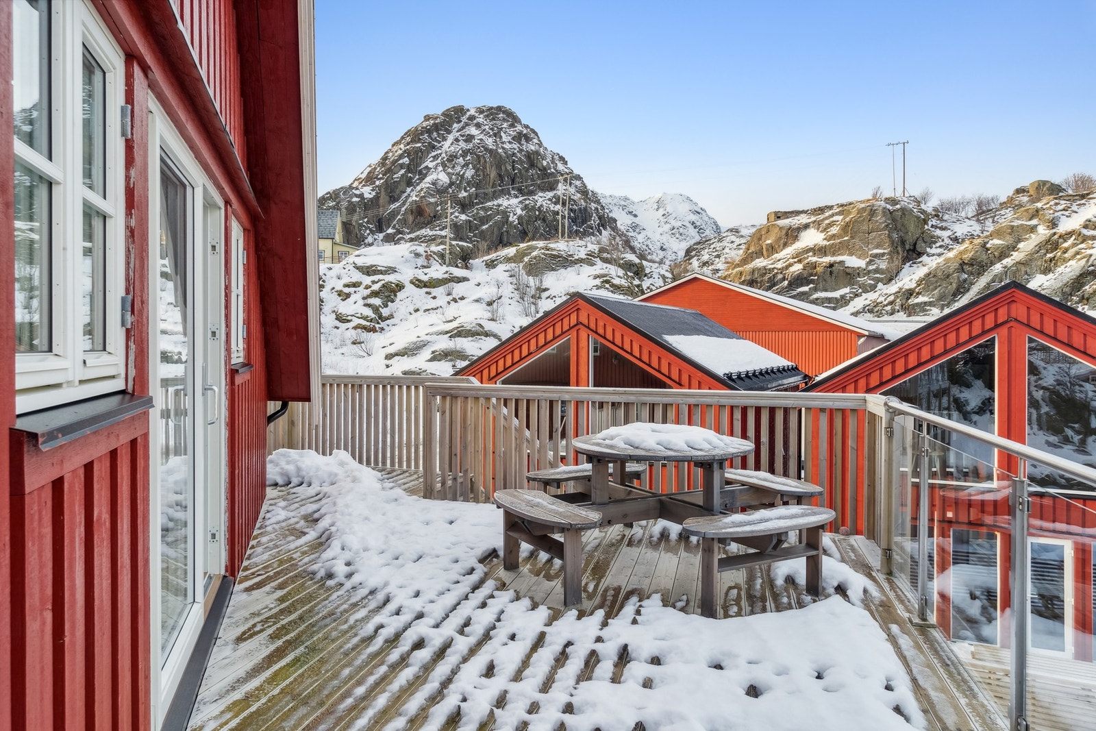 God plass til utemøbler og grill. Galleribilde