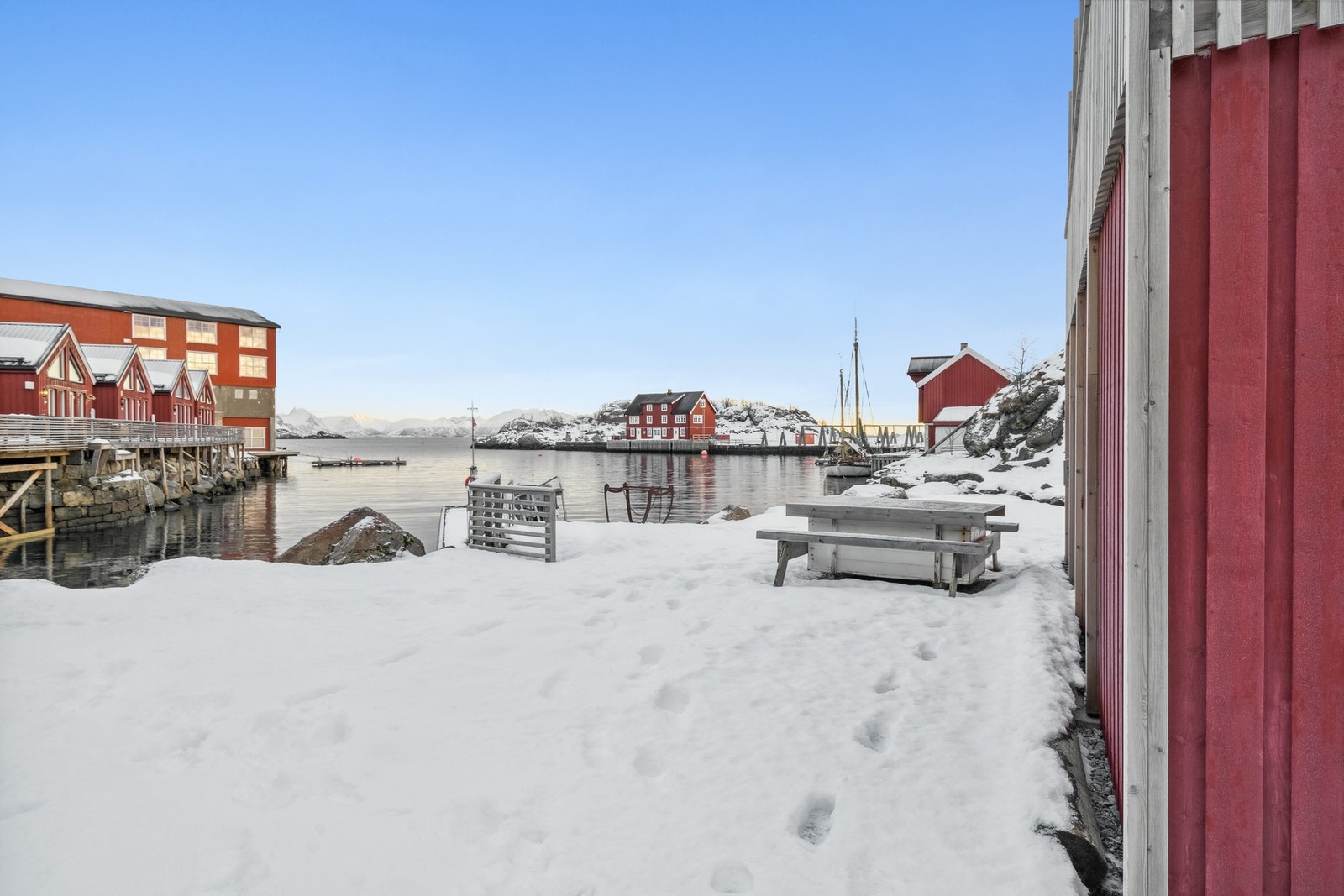 God plass til å bevege seg rundt på eiendommen. Galleribilde