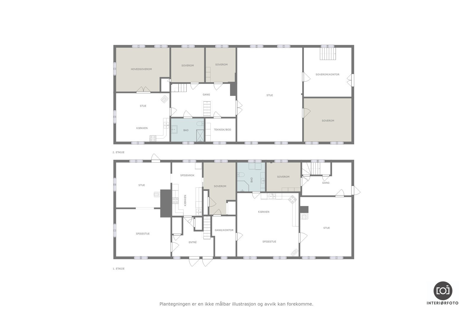 Plantegning Galleribilde