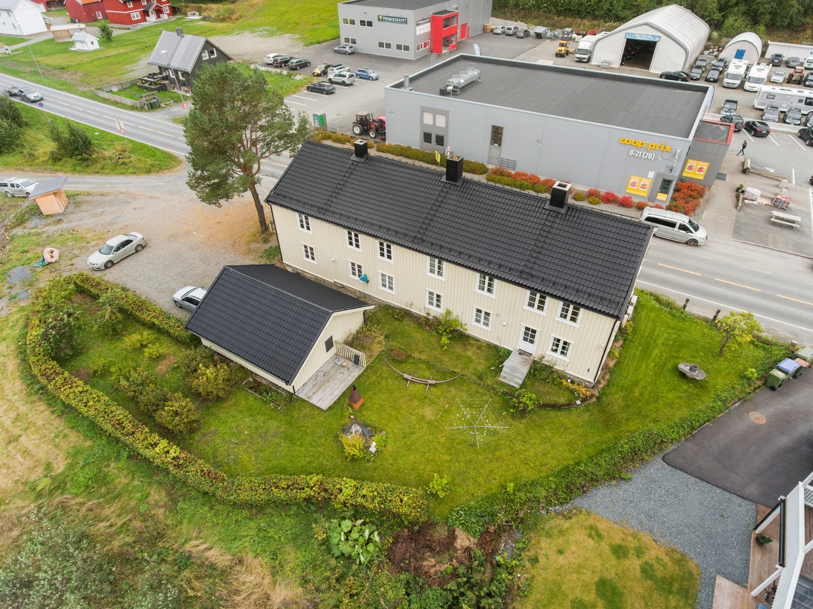 Dronefoto Galleribilde