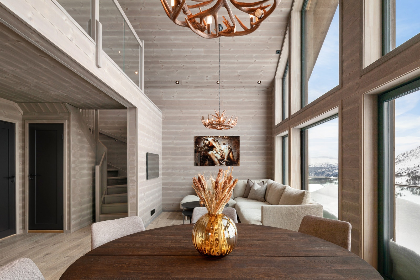 NB! dette er eit bilete frå ei oppgradert og ferdigbygd hytte. Bileta kan difor avvika på leveranse frå standard hytte. Galleribilde