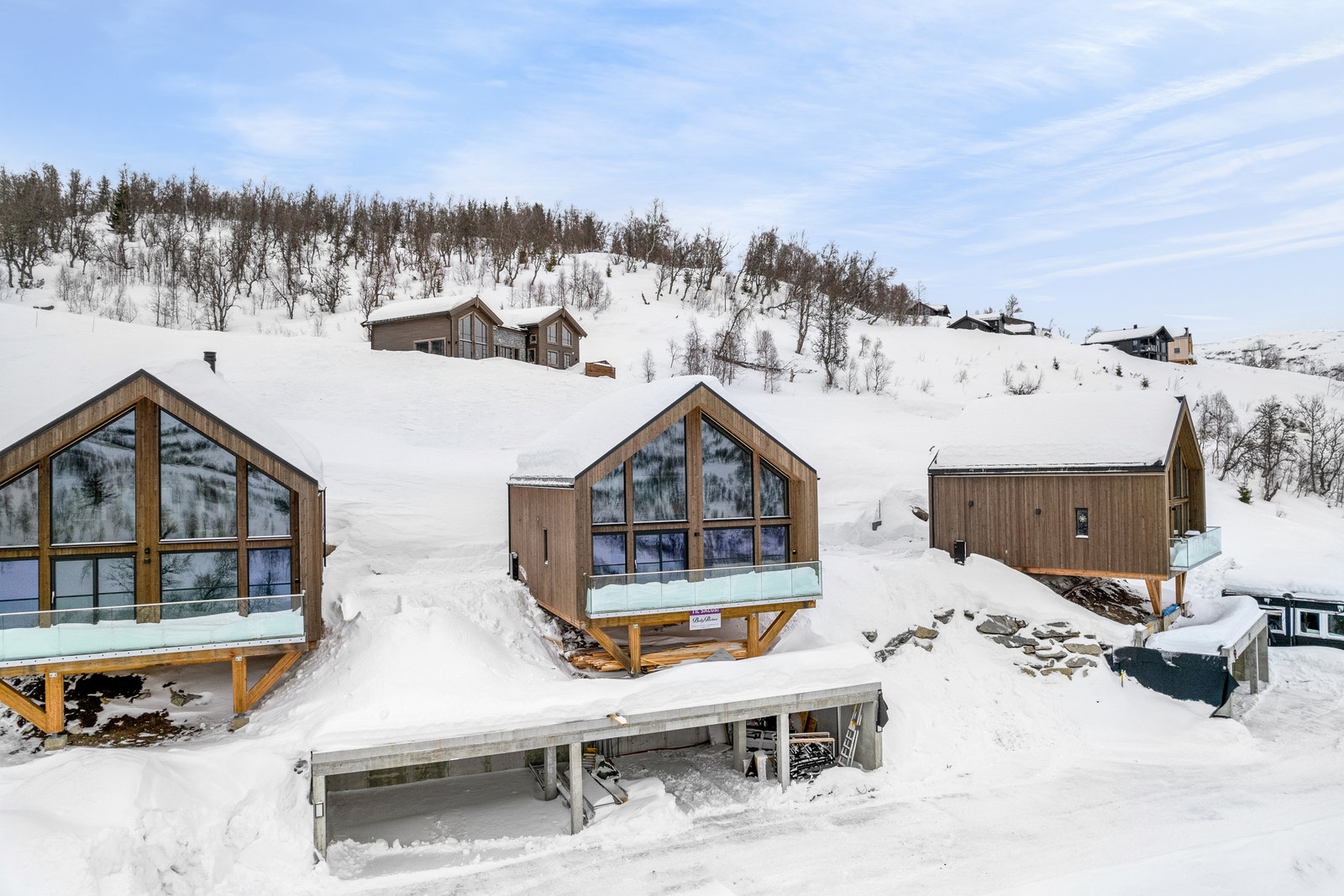 NB! dette er eit bilete frå ei oppgradert og ferdigbygd hytte. Bileta kan difor avvika på leveranse frå standard hytte. Galleribilde