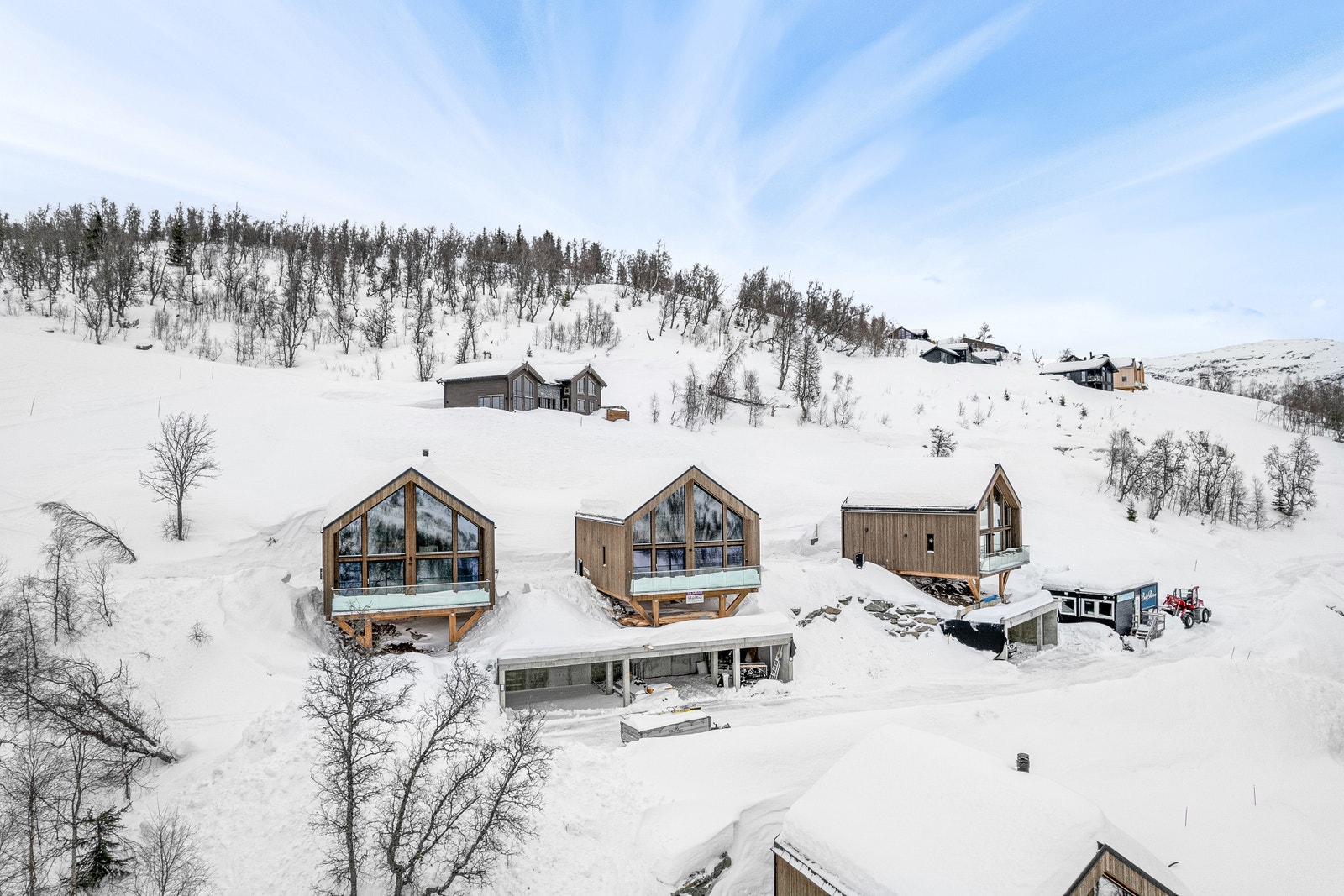 NB! dette er eit bilete frå ei oppgradert og ferdigbygd hytte. Bileta kan difor avvika på leveranse frå standard hytte. Galleribilde